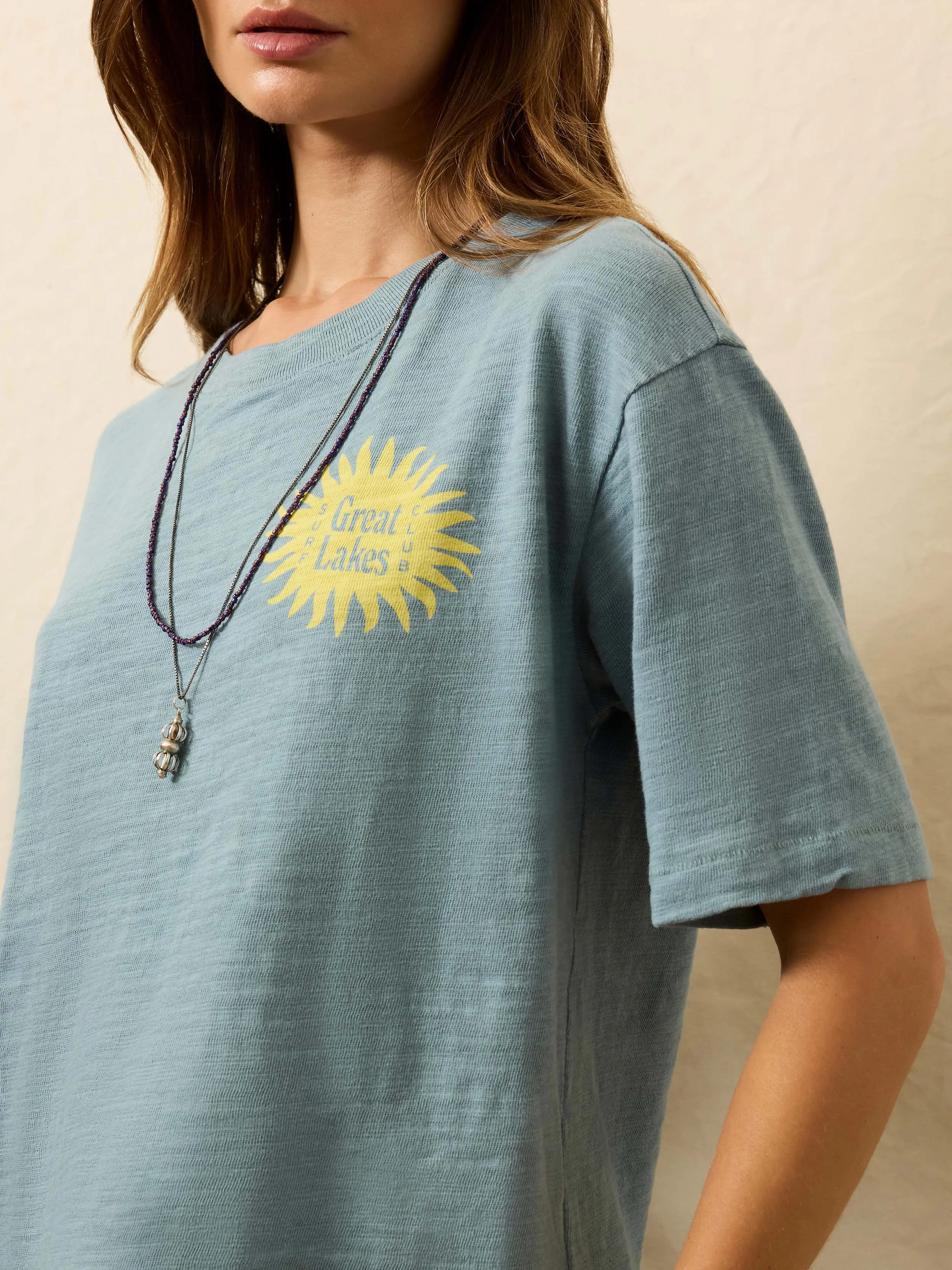 Sunwashed Slub Vintage Tee - Citadel sold by Faherty product image thumbnail 2