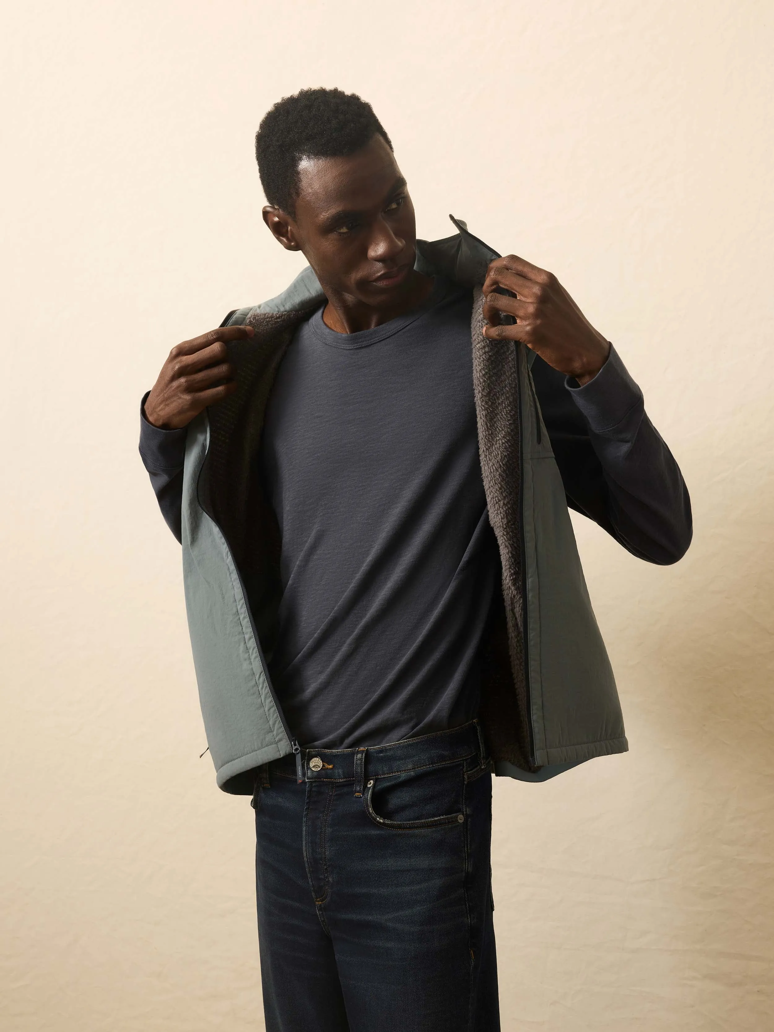 Shorelite Zephyr Vest - Seaglass Blue sold by Faherty product image thumbnail 4