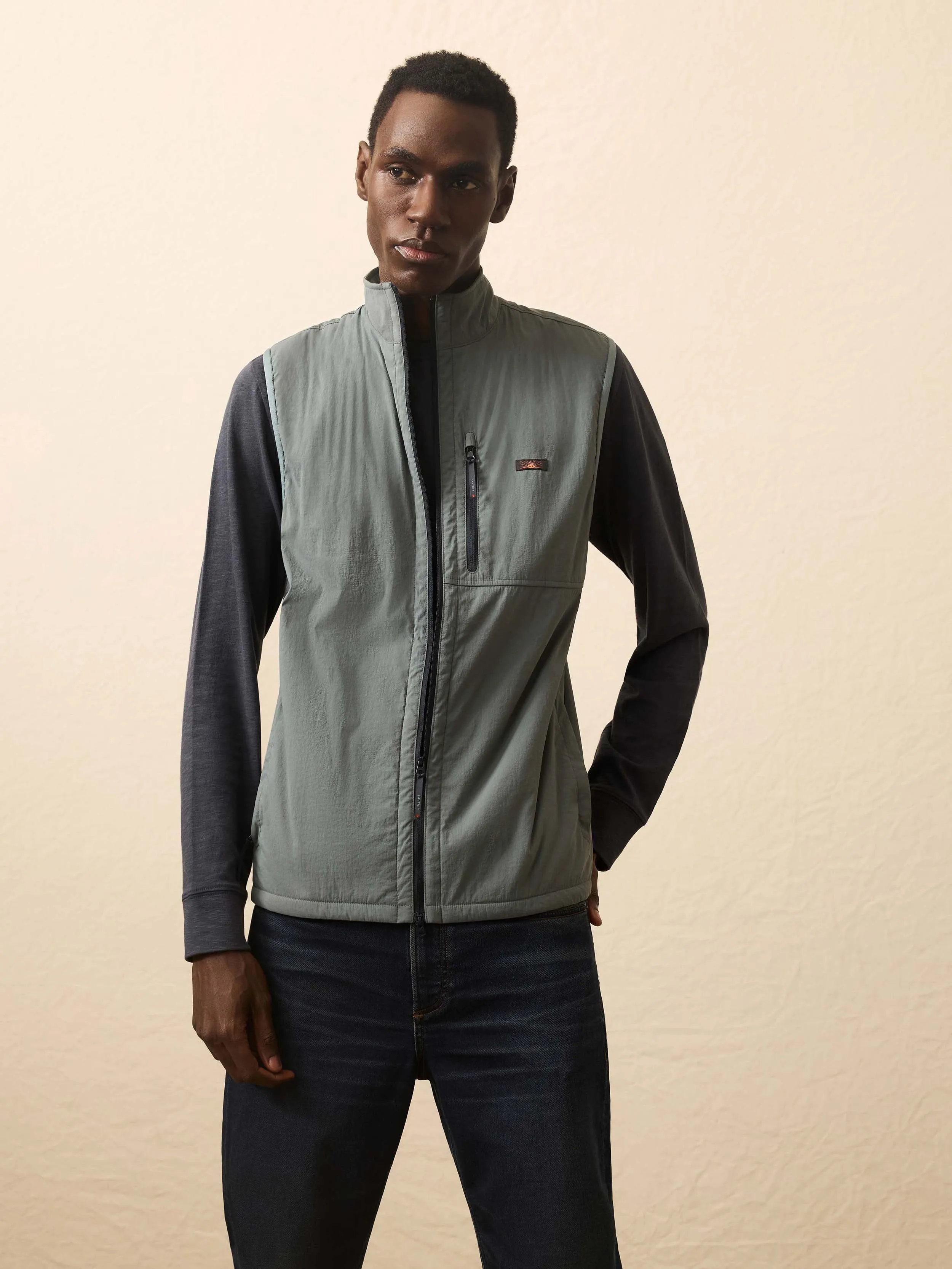 Shorelite Zephyr Vest - Seaglass Blue sold by Faherty product image thumbnail 5