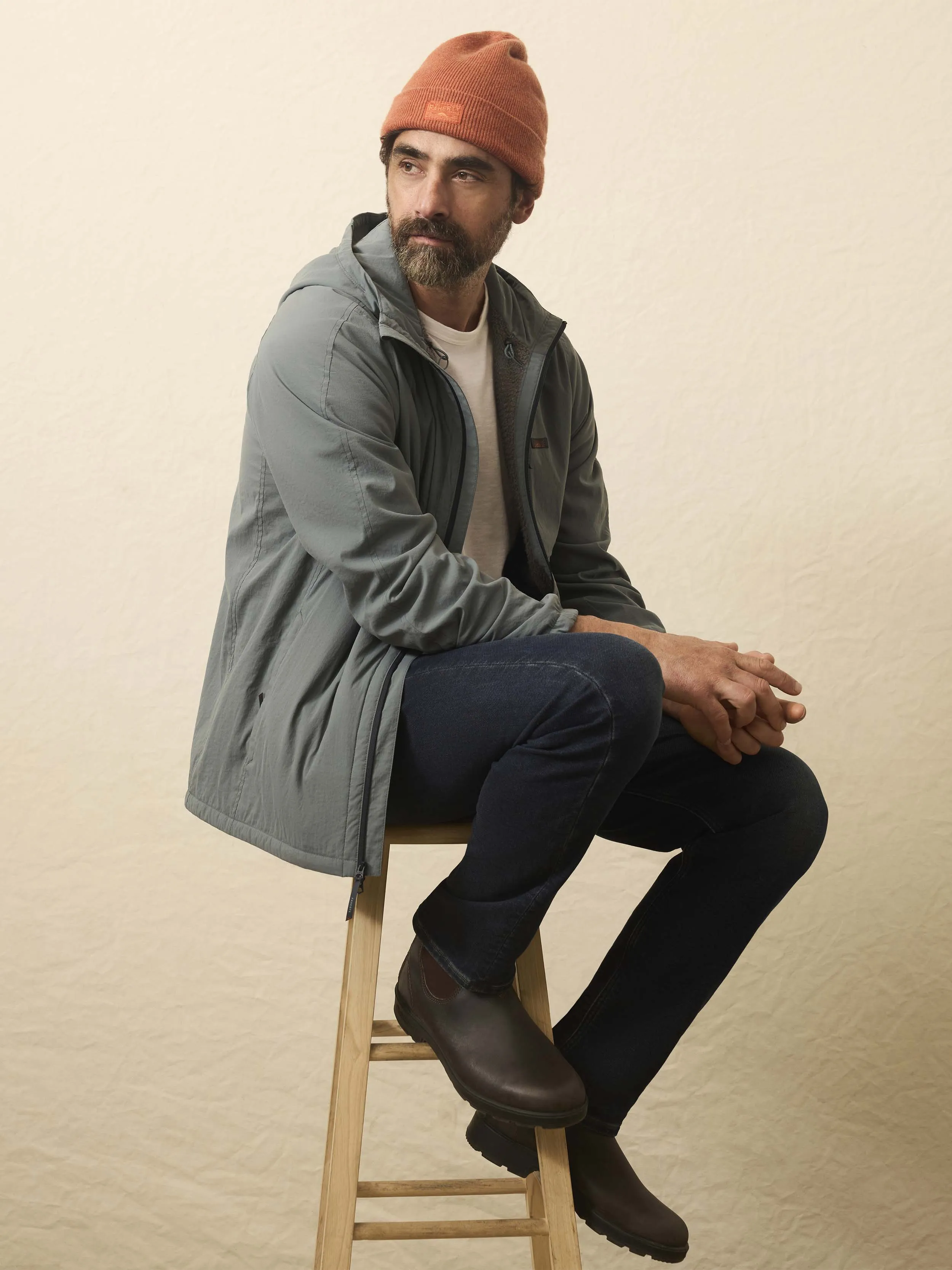 Shorelite Zephyr Jacket - Seaglass Blue sold by Faherty product image thumbnail 5