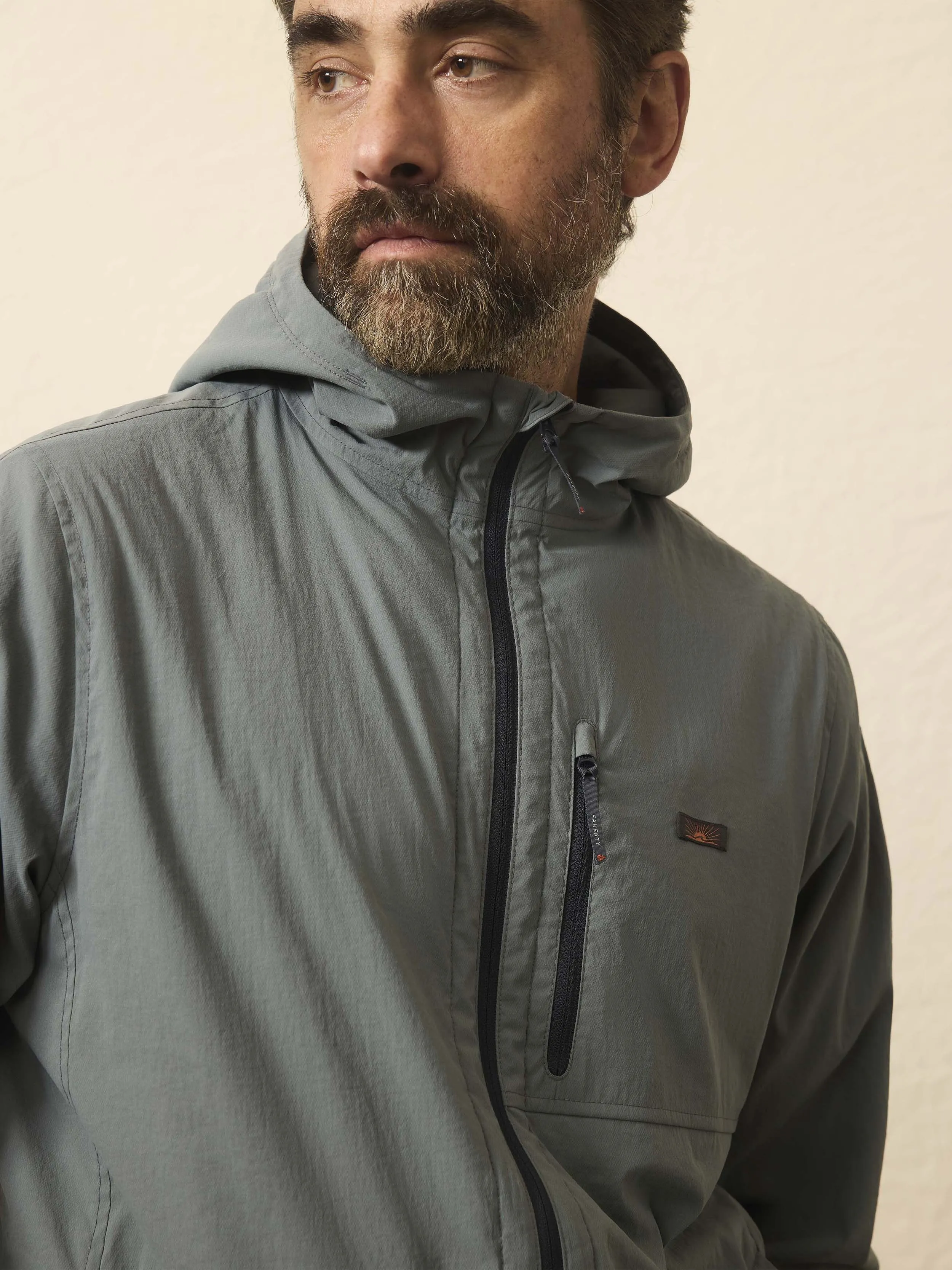 Shorelite Zephyr Jacket - Seaglass Blue sold by Faherty product image thumbnail 2