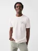 Big Sky Short-Sleeve Crew T-Shirt - White sold by Faherty