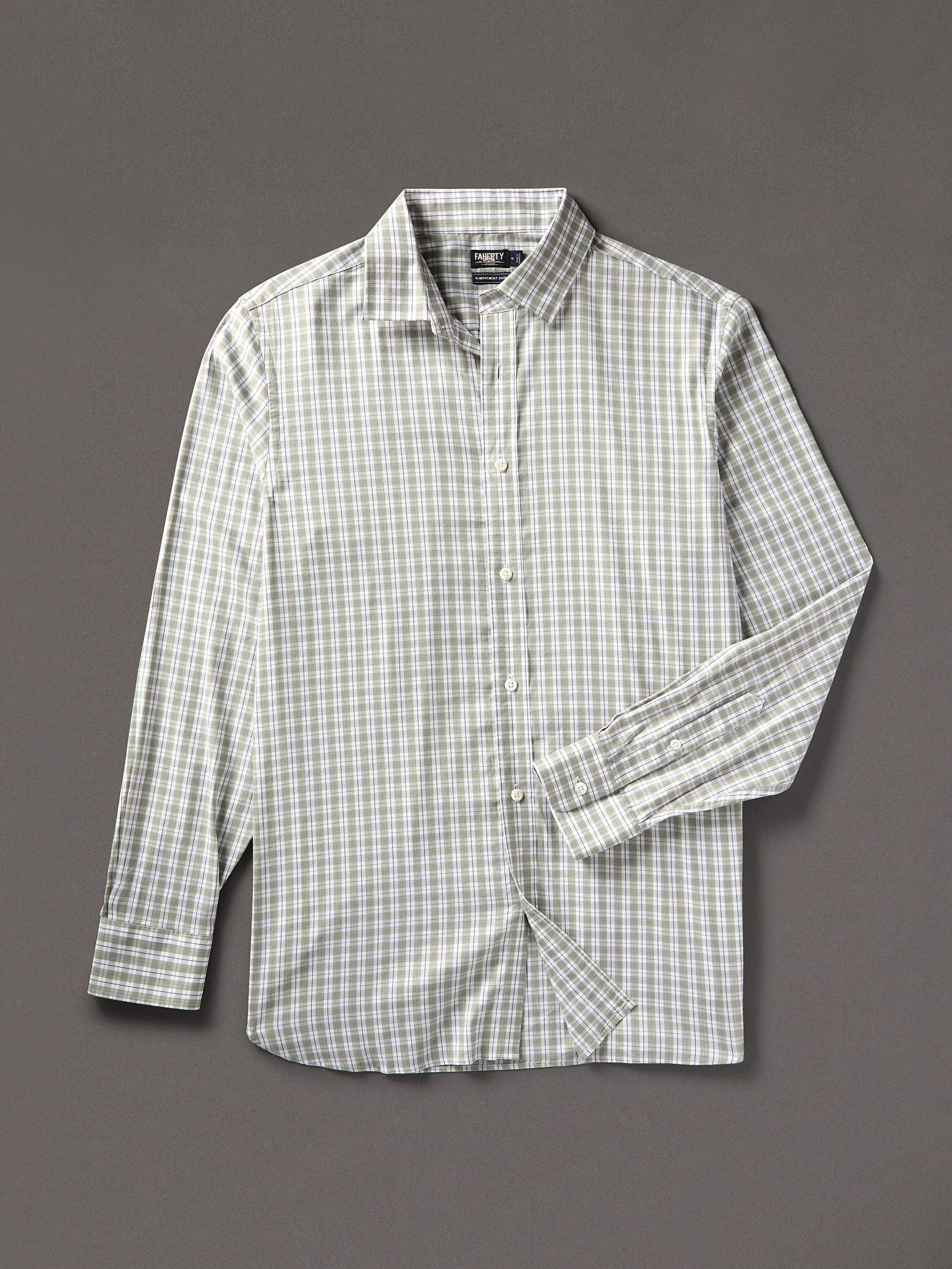 Movement™ Shirt - Fern Valley Plaid sold by Faherty product image thumbnail 3