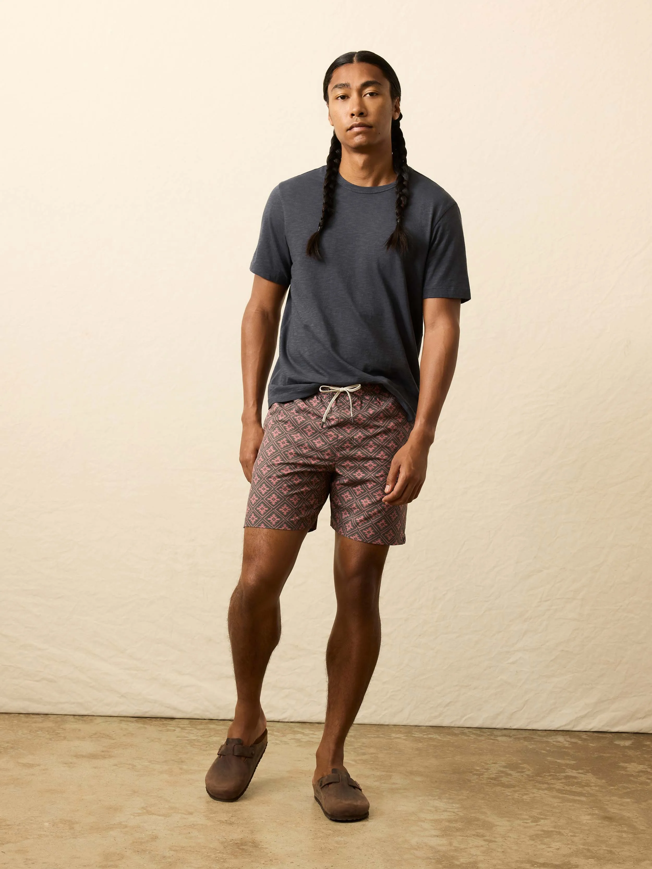 Doug Good Feather Shorelite Lined Trunk (7") - Red Ridge Tile sold by Faherty product image thumbnail 3