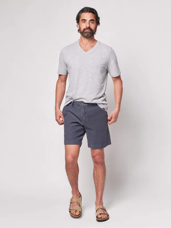Stretch Terry Short (7.5" Inseam) - Navy sold by Faherty