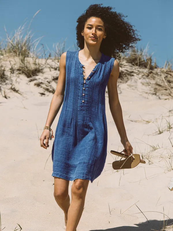 Isha Dress - Indigo sold by Faherty