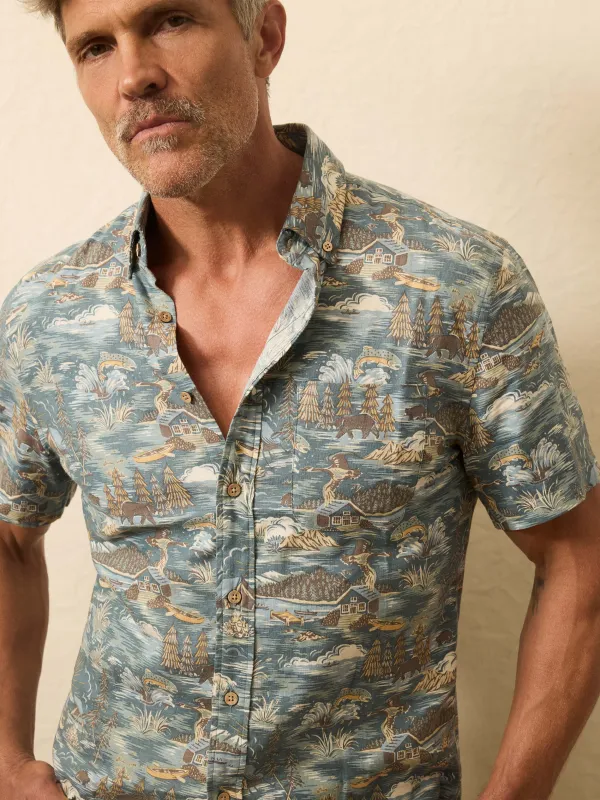 Short-Sleeve Breeze Shirt - Riverside Camp sold by Faherty