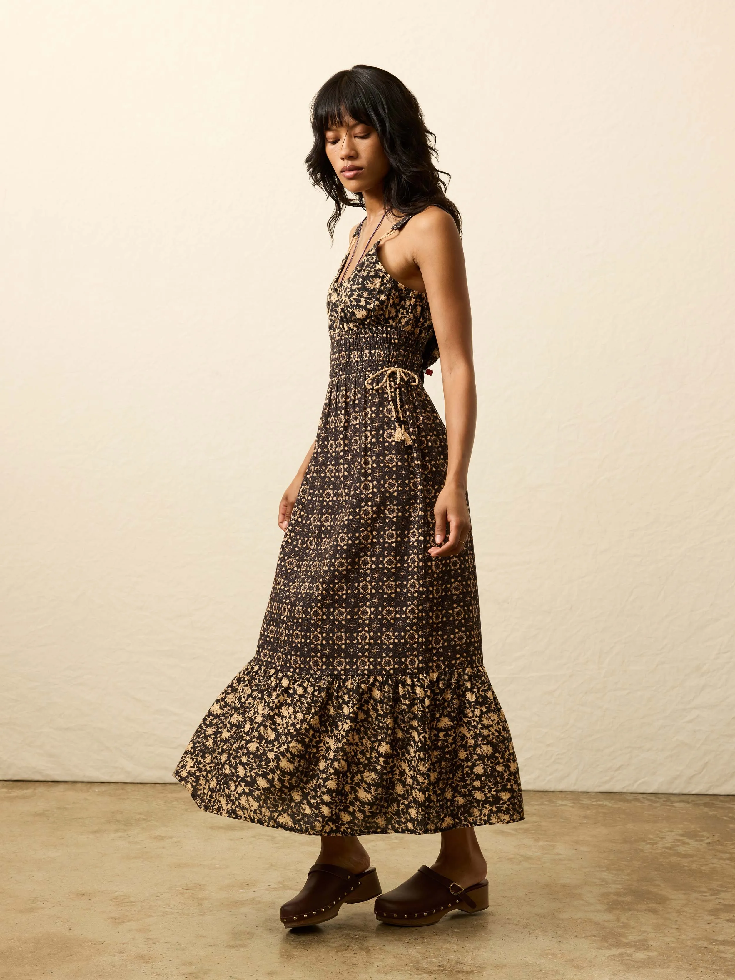 Sunbeam Dress - Luna Mixed Print sold by Faherty product image thumbnail 2
