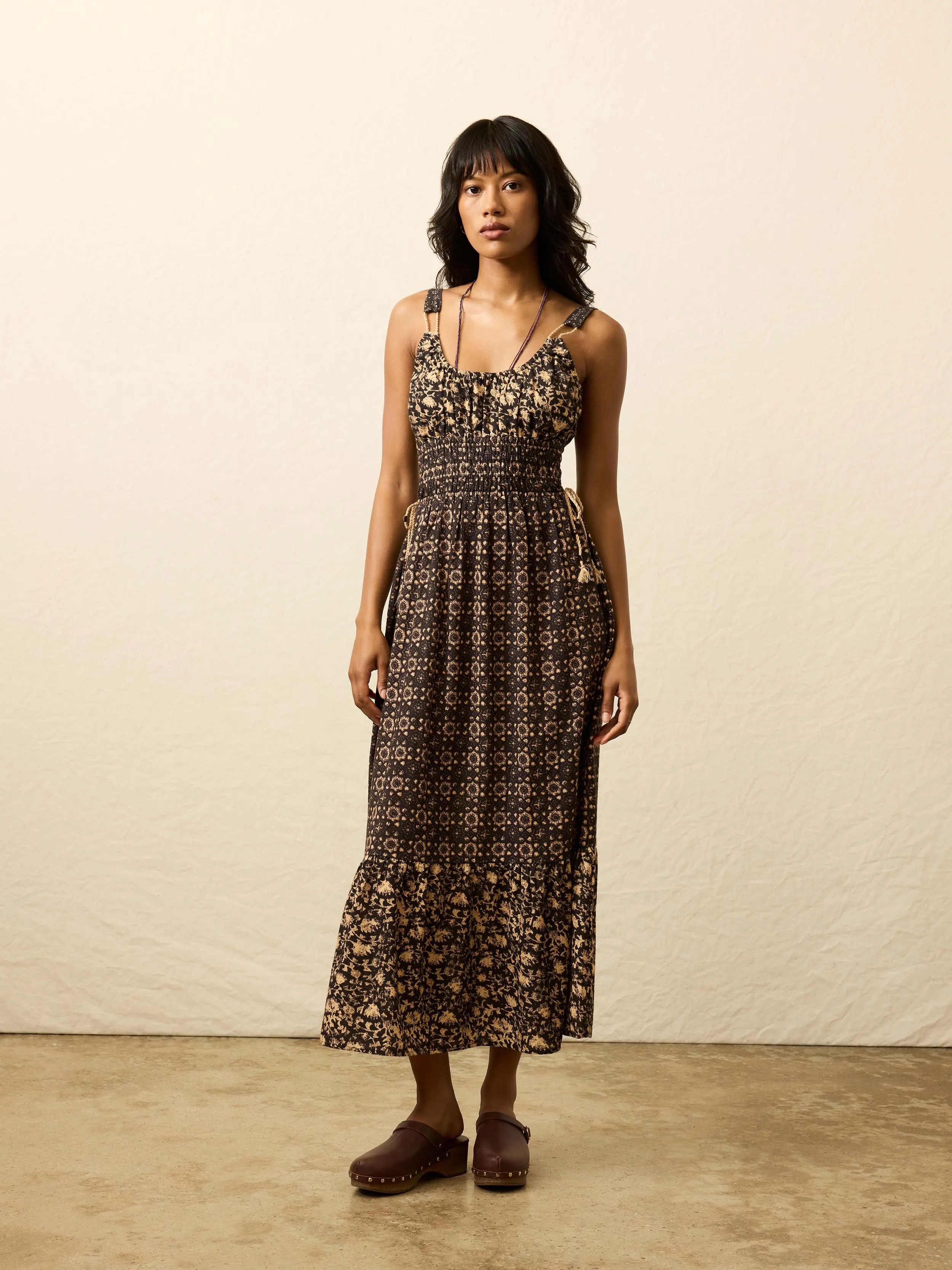 Sunbeam Dress - Luna Mixed Print sold by Faherty product image thumbnail 5