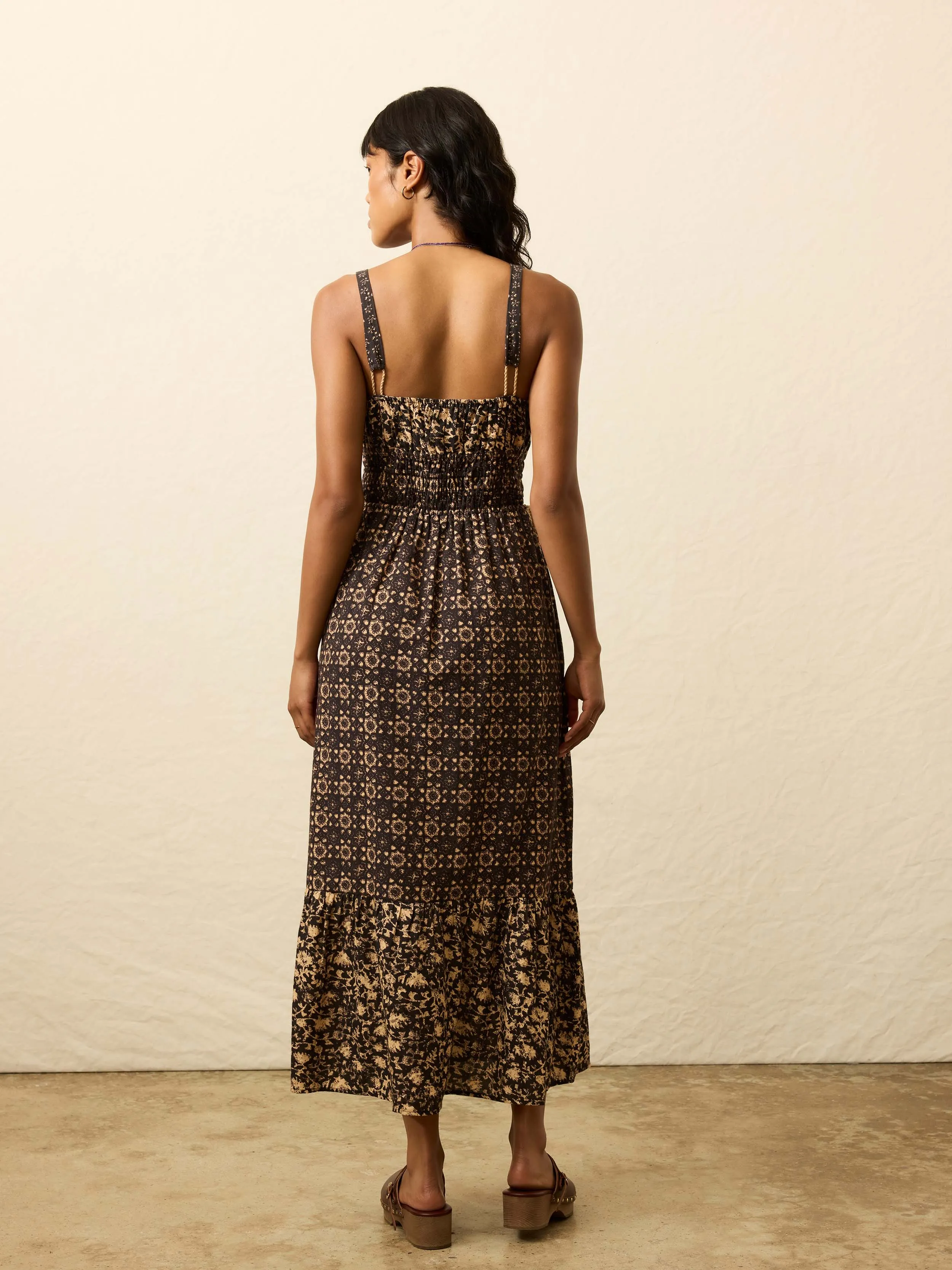 Sunbeam Dress - Luna Mixed Print sold by Faherty product image thumbnail 3