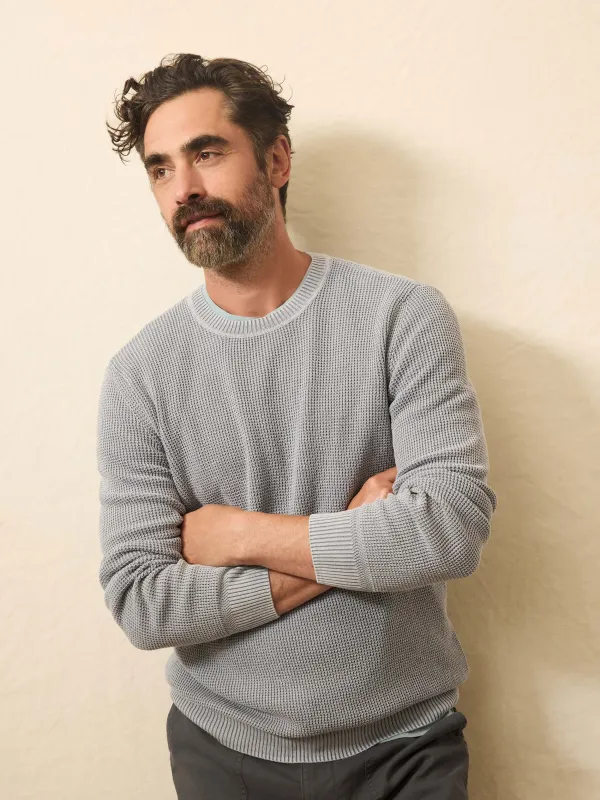 Sunwashed Crewneck Sweater - Tradewinds sold by Faherty