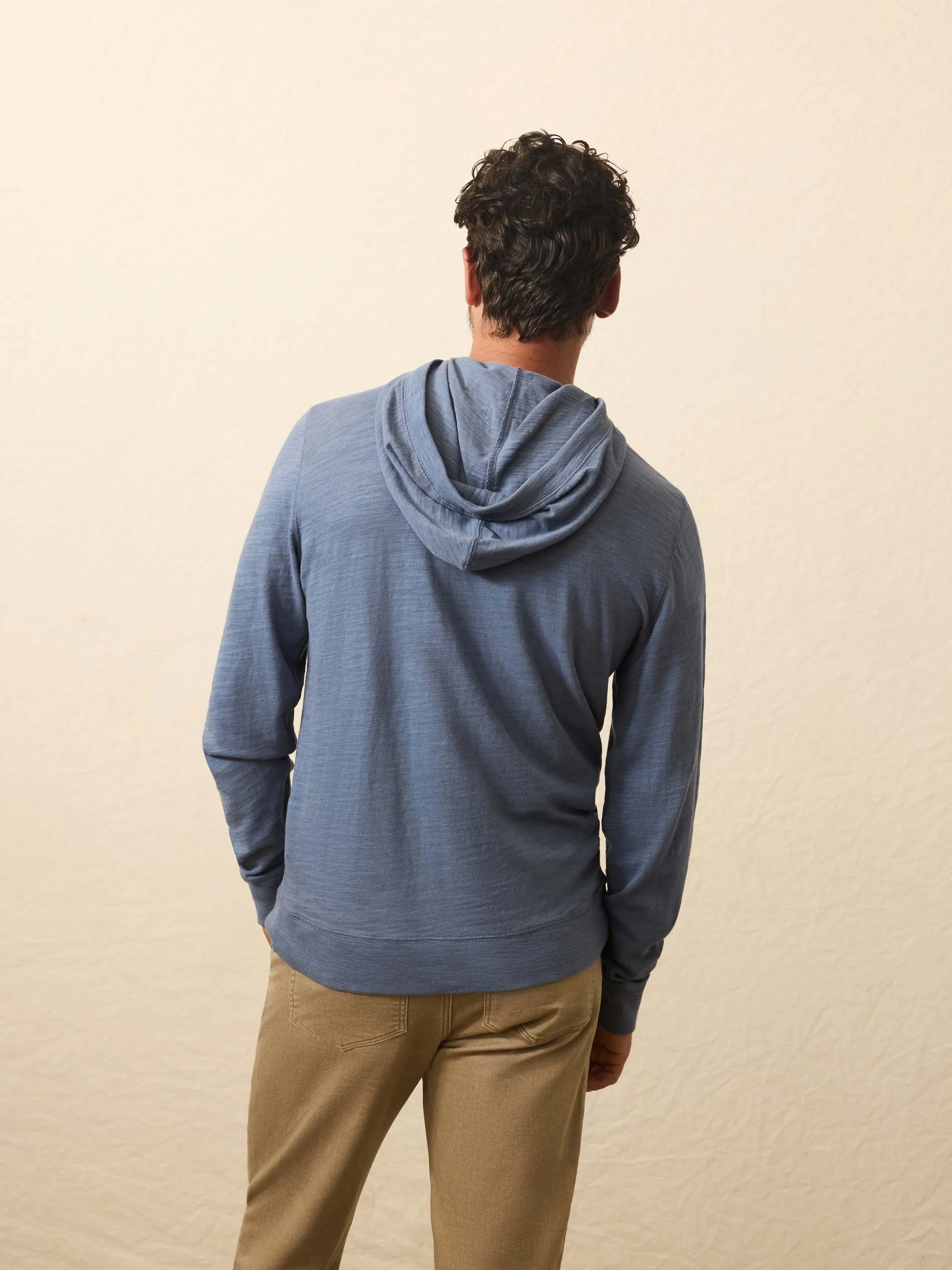 Sunwashed Slub Graphic Hoodie - Dusk sold by Faherty product image thumbnail 3