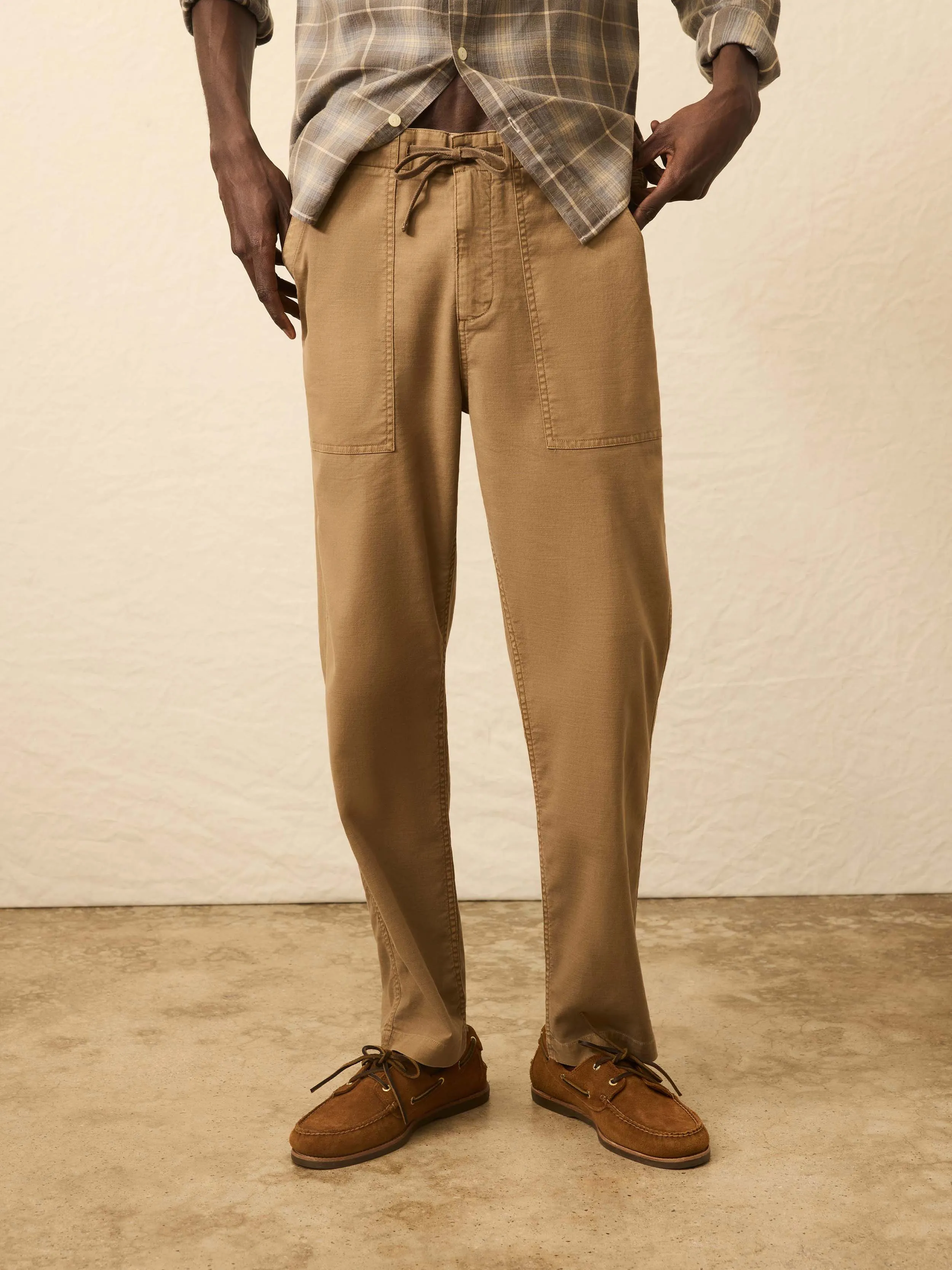 Dune Utility Pant - Wood Bark sold by Faherty product image thumbnail 4