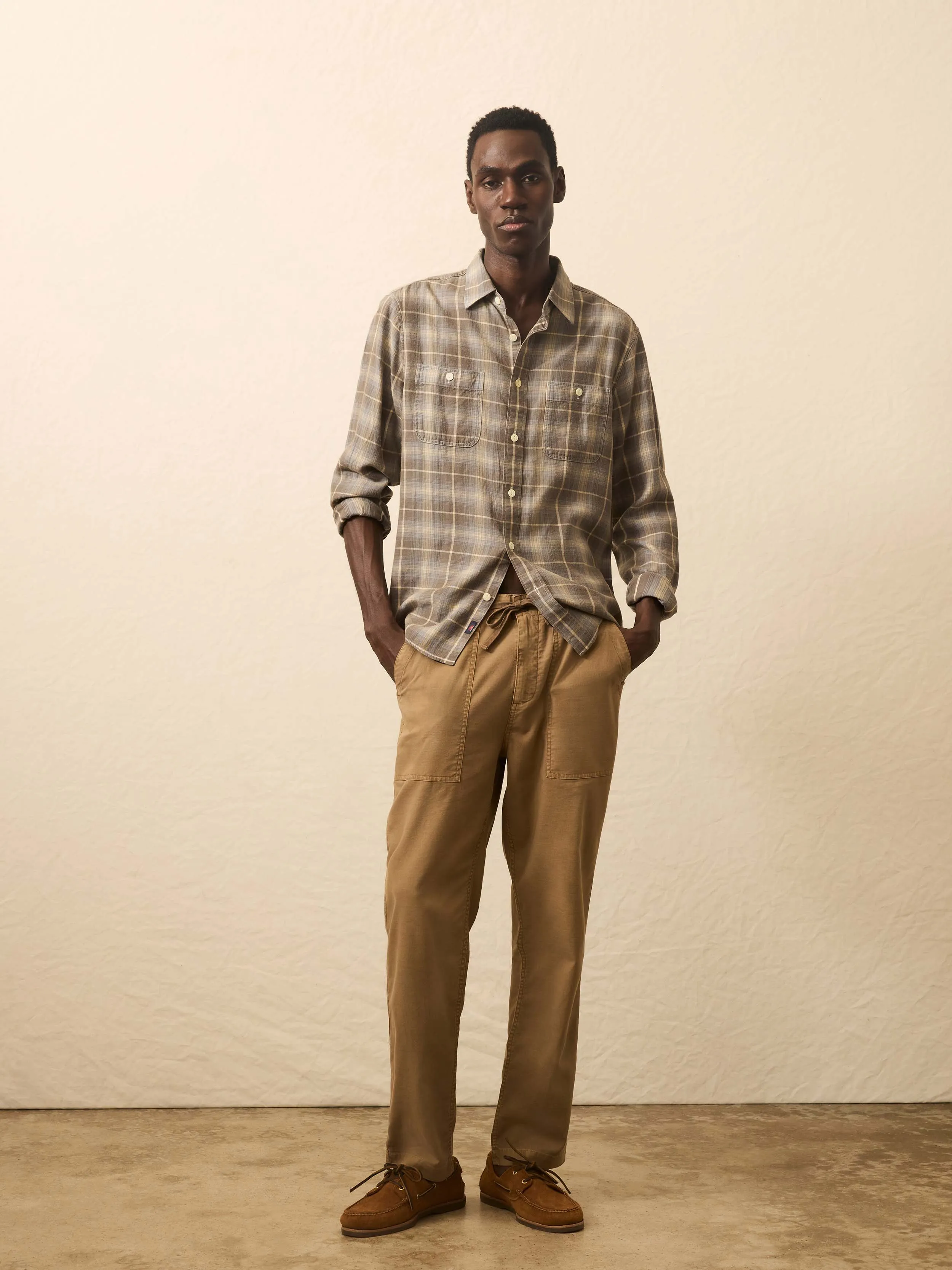 Dune Utility Pant - Wood Bark sold by Faherty product image thumbnail 5