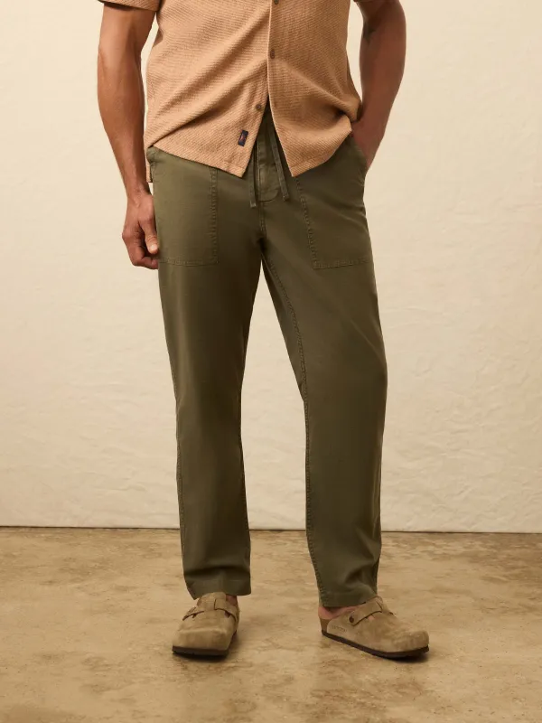 Dune Utility Pant - Light Pine sold by Faherty