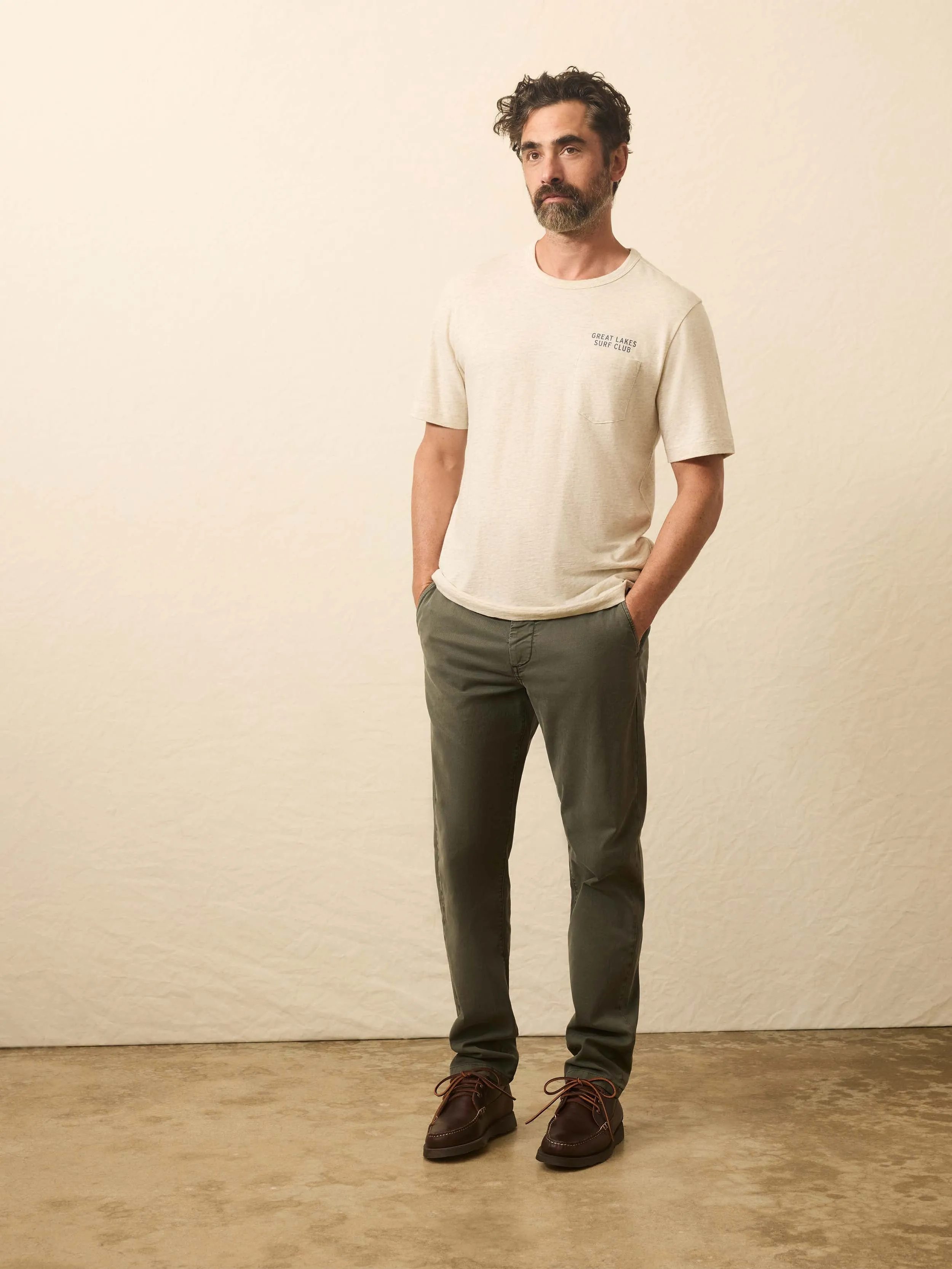 Sunwashed Graphic Tee - Island Dune Heather sold by Faherty product image thumbnail 3