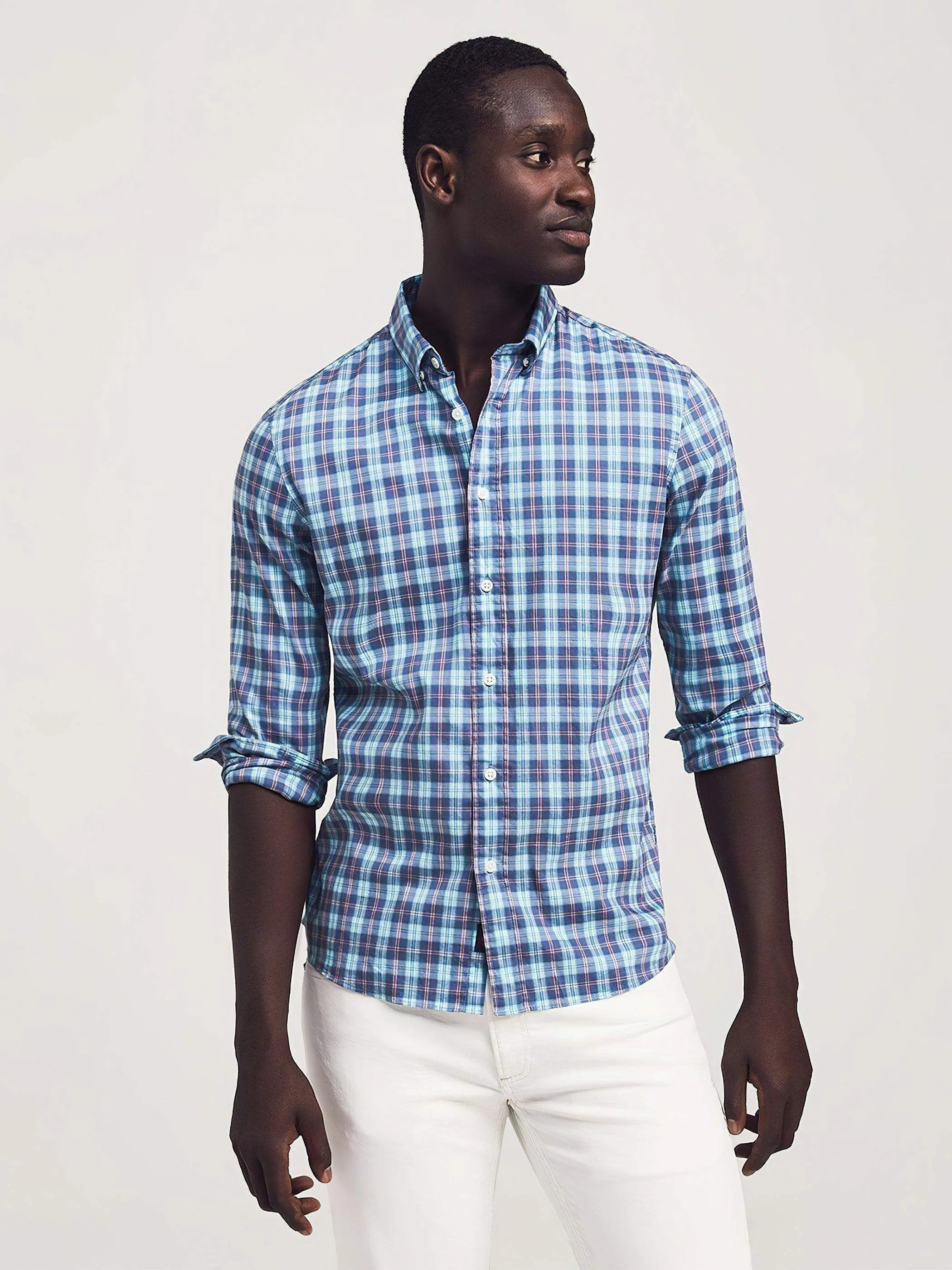 The Movement™ Shirt - Ocean Drive Plaid sold by Faherty product image thumbnail 5
