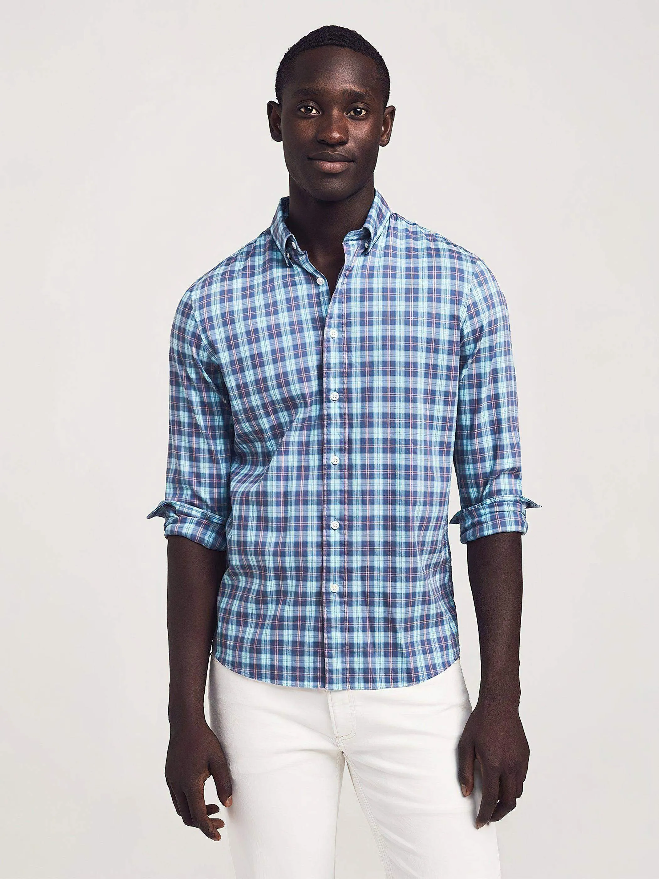 The Movement™ Shirt - Ocean Drive Plaid sold by Faherty product image thumbnail 2