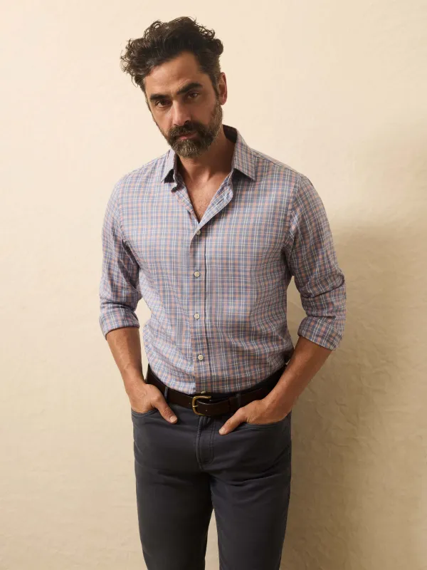 Movement™ Shirt - Rose Channel Plaid sold by Faherty