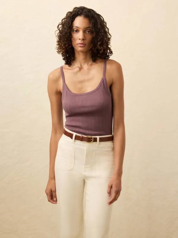 Sunday Rib Tank - Flint sold by Faherty