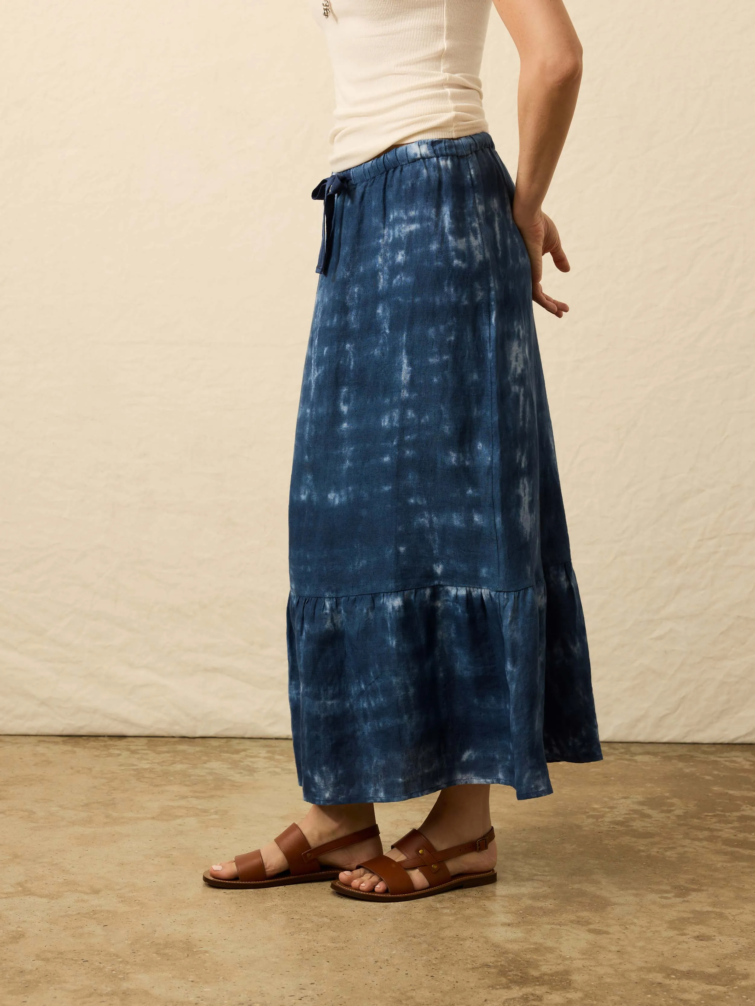 Sunbeam Skirt - Moonlight Tie Dye sold by Faherty product image thumbnail 2