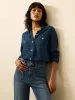 Tried & True Chambray Shirt - Night Lagoon Wash sold by Faherty
