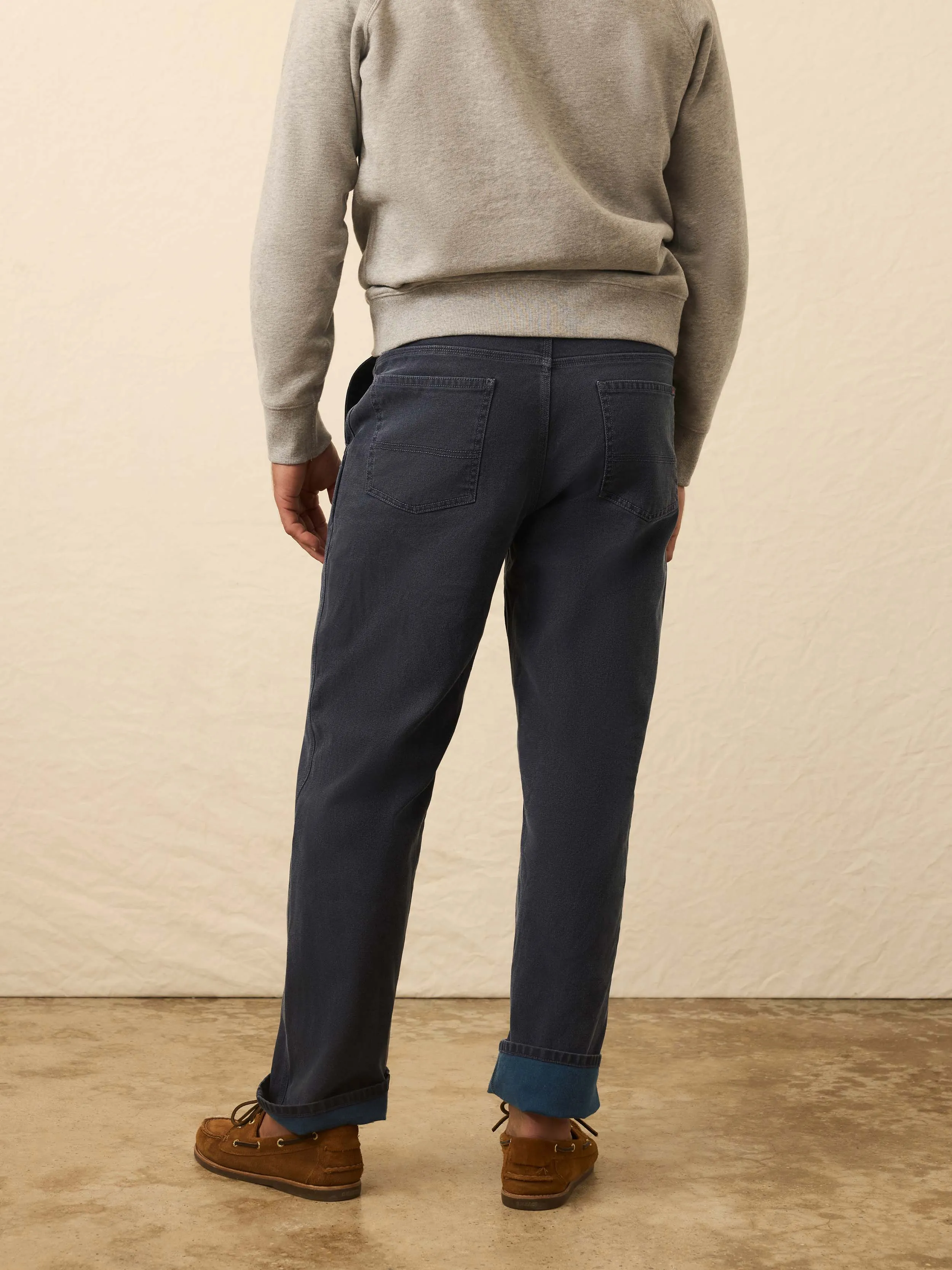 Sunwashed Canvas Utility Pant - Oceancrest Wash sold by Faherty product image thumbnail 4