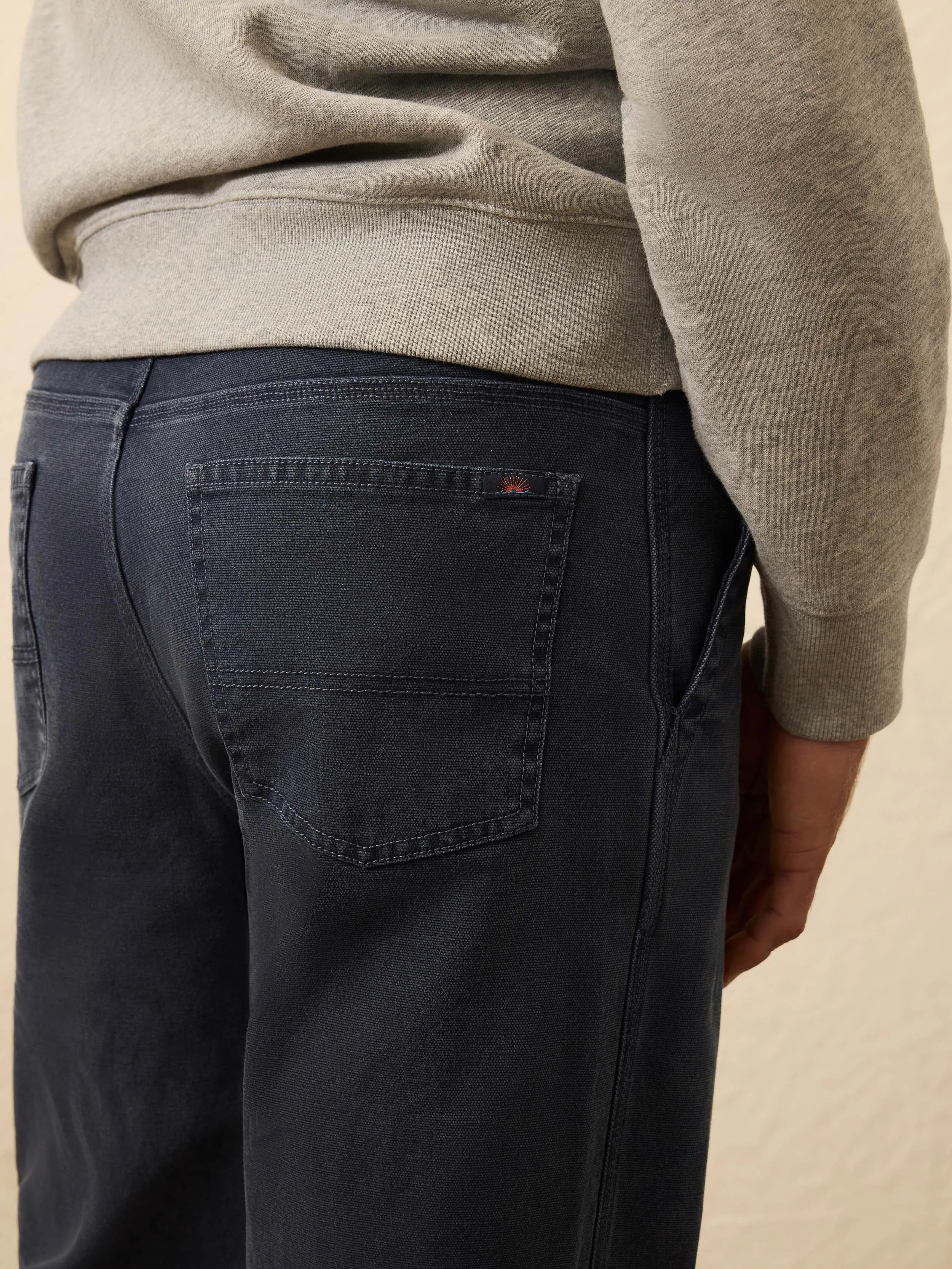 Sunwashed Canvas Utility Pant - Oceancrest Wash sold by Faherty product image thumbnail 2