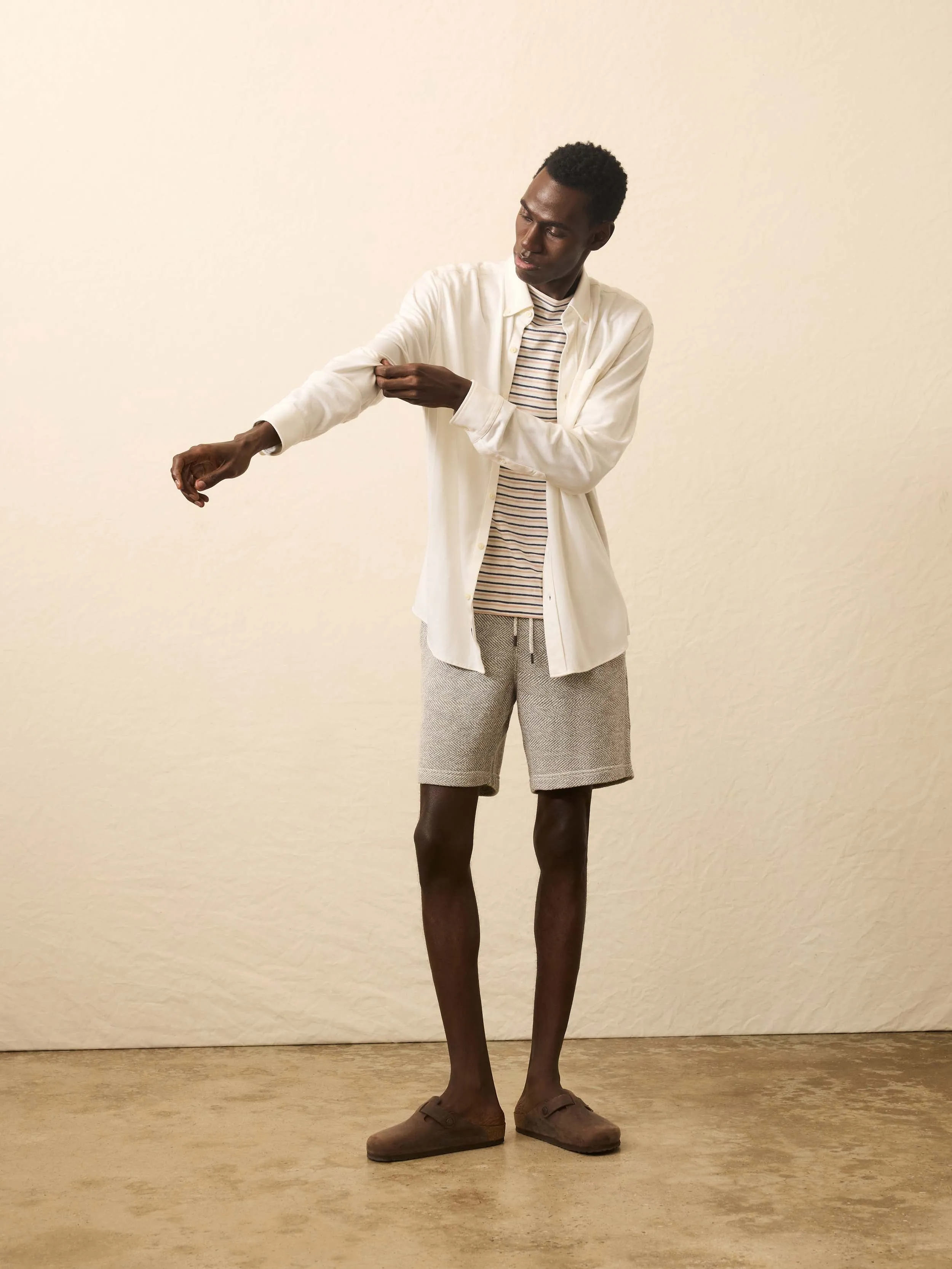 Coastline Knit Shirt - White Wall sold by Faherty product image thumbnail 3