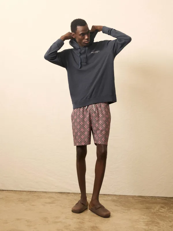 Nazare Sunwashed Slub Hoodie - Blue Nights sold by Faherty