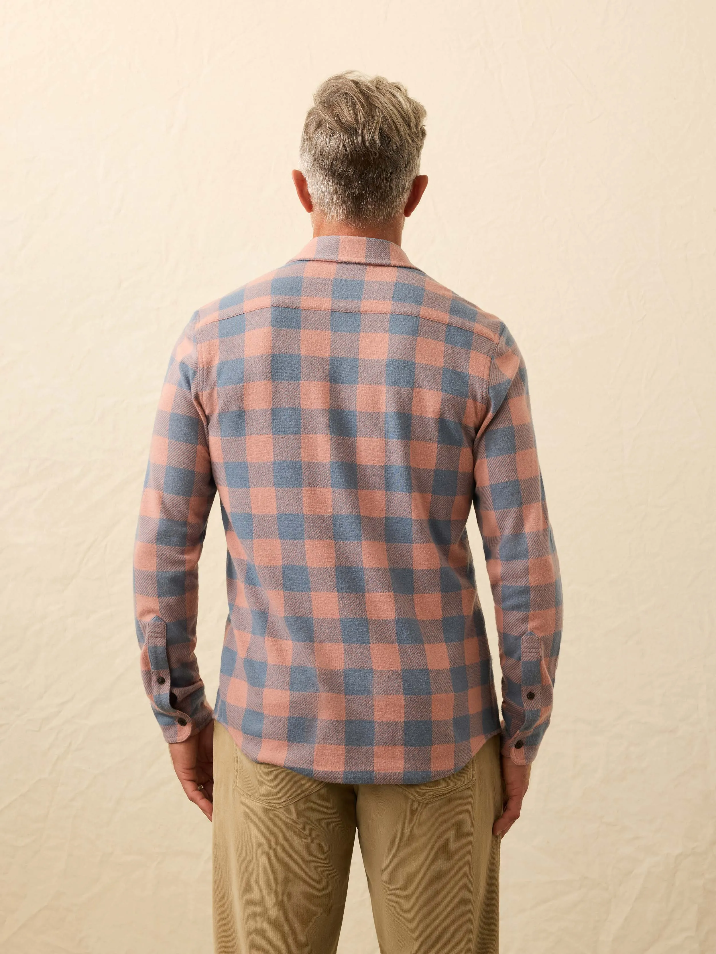 Legend™ Sweater Shirt - Clay River Buffalo sold by Faherty product image thumbnail 4