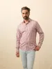 Movement™ Shirt - Red Charcoal Plaid sold by Faherty