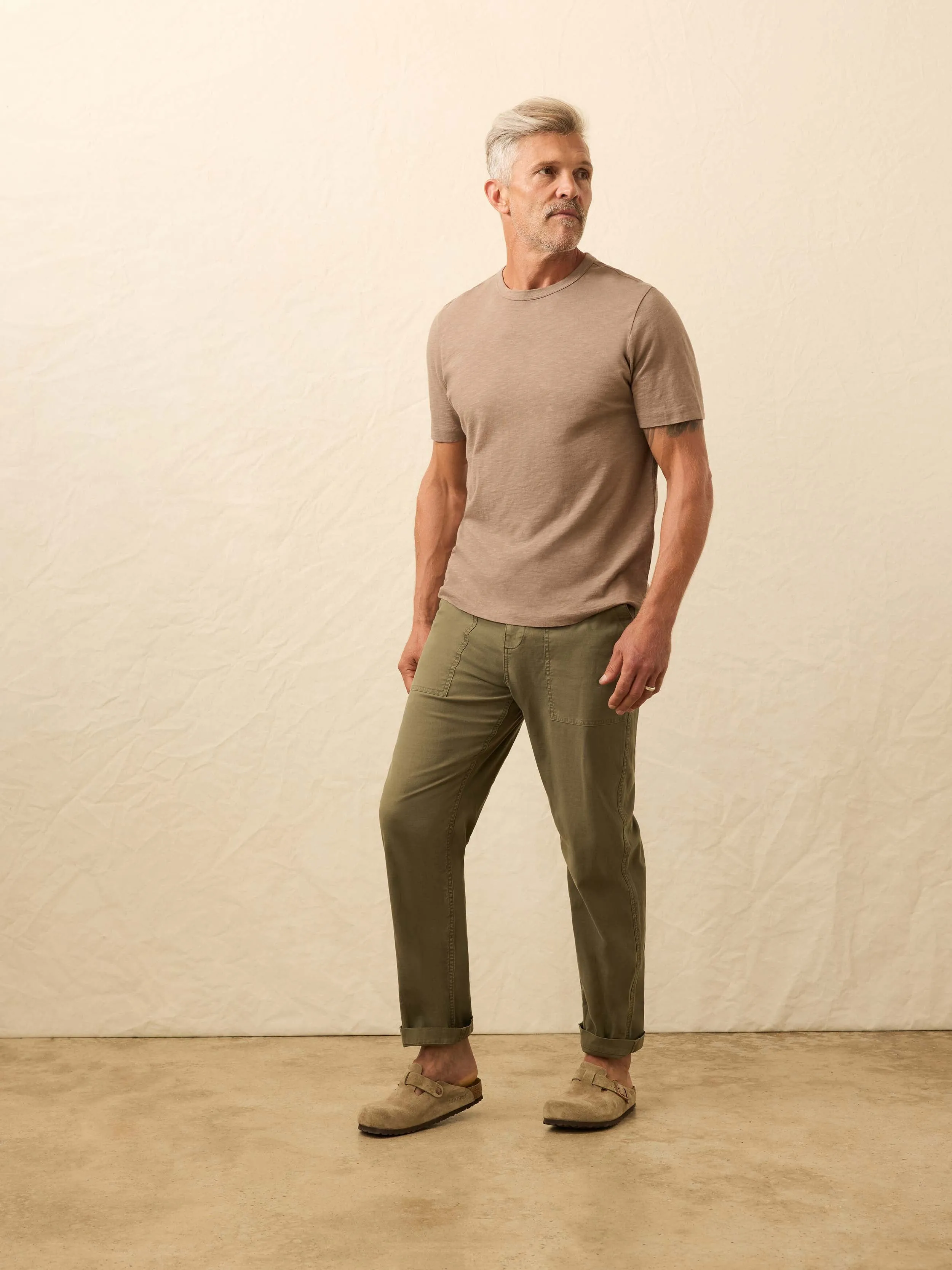 Sunwashed Regenerative Tee - Walnut Branch sold by Faherty product image thumbnail 4