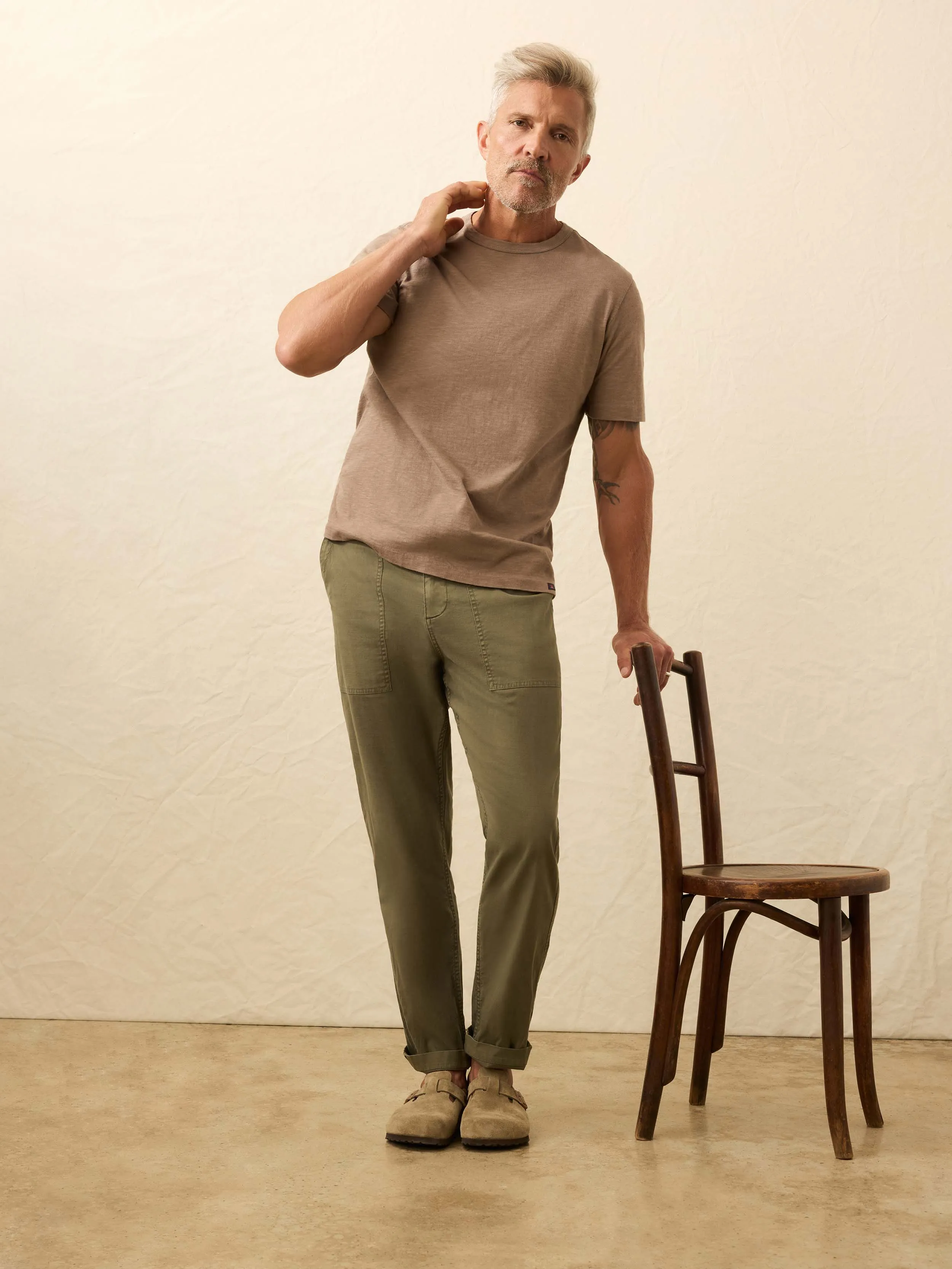 Sunwashed Regenerative Tee - Walnut Branch sold by Faherty product image thumbnail 3