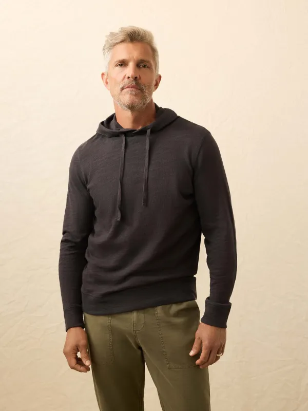 Sunwashed Slub Hoodie - Ridge Black sold by Faherty