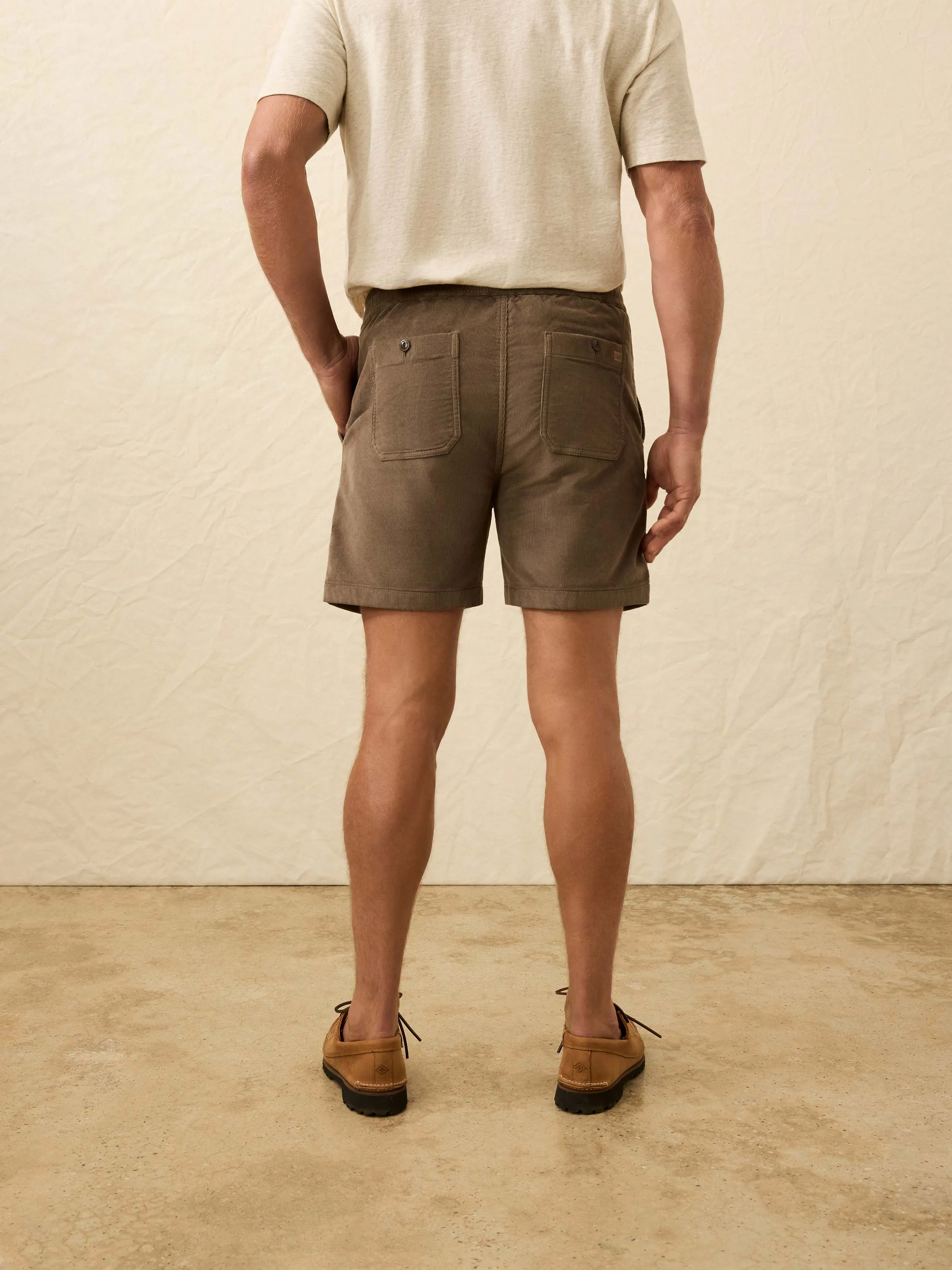 Corduroy Drawstring Utility Short - Elm Ridge sold by Faherty product image thumbnail 4