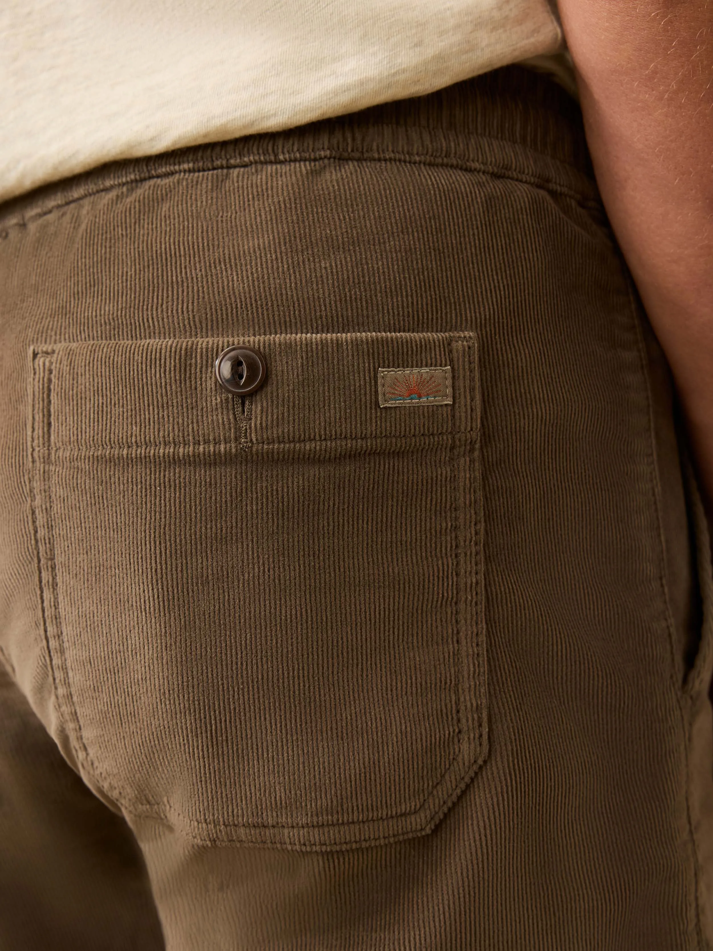 Corduroy Drawstring Utility Short - Elm Ridge sold by Faherty product image thumbnail 5