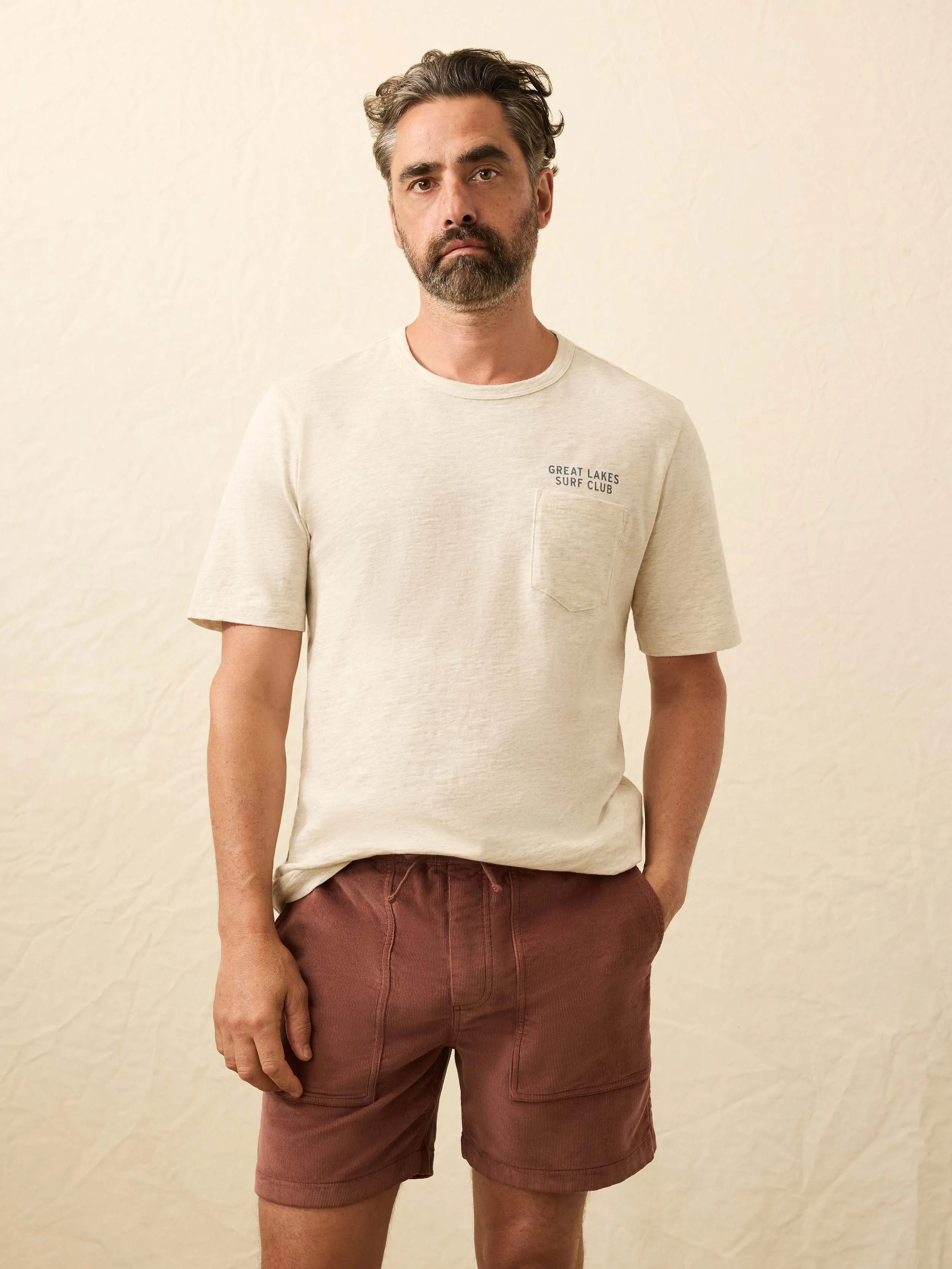 Corduroy Drawstring Utility Short - Chestnut Ridge sold by Faherty product image thumbnail 5