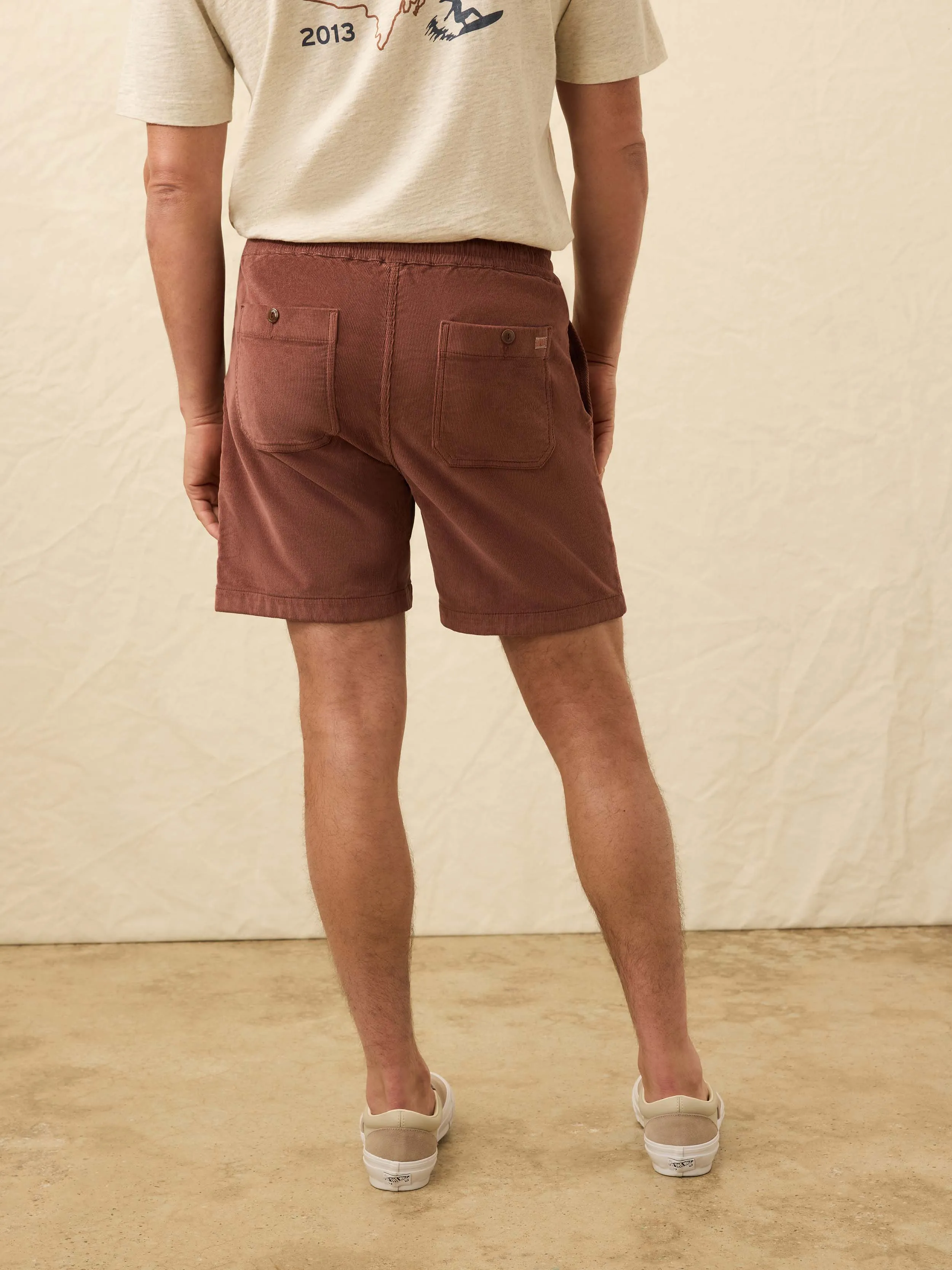 Corduroy Drawstring Utility Short - Chestnut Ridge sold by Faherty product image thumbnail 3