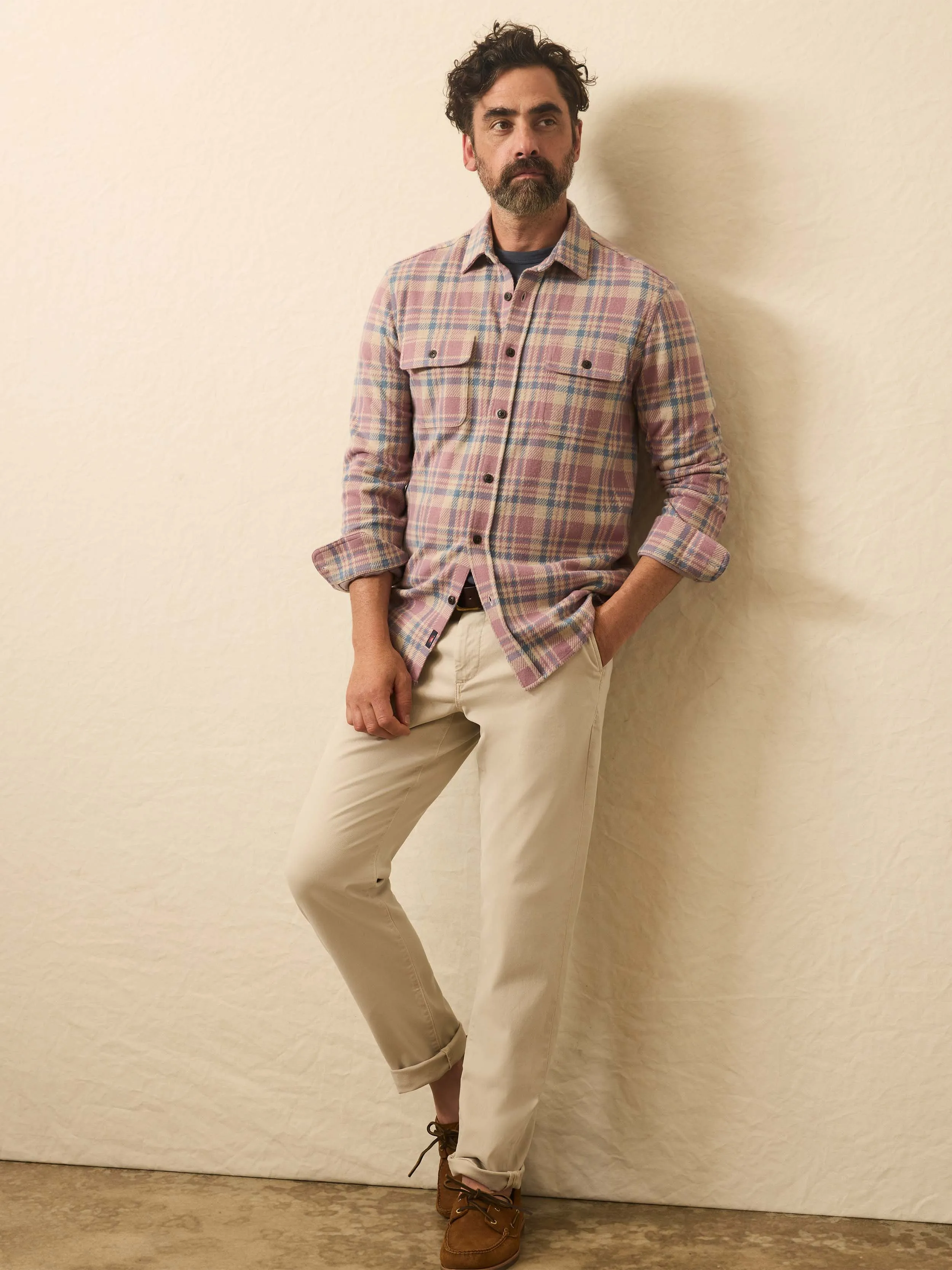 Legend™ Sweater Shirt - Cedar Shore Plaid sold by Faherty product image thumbnail 3