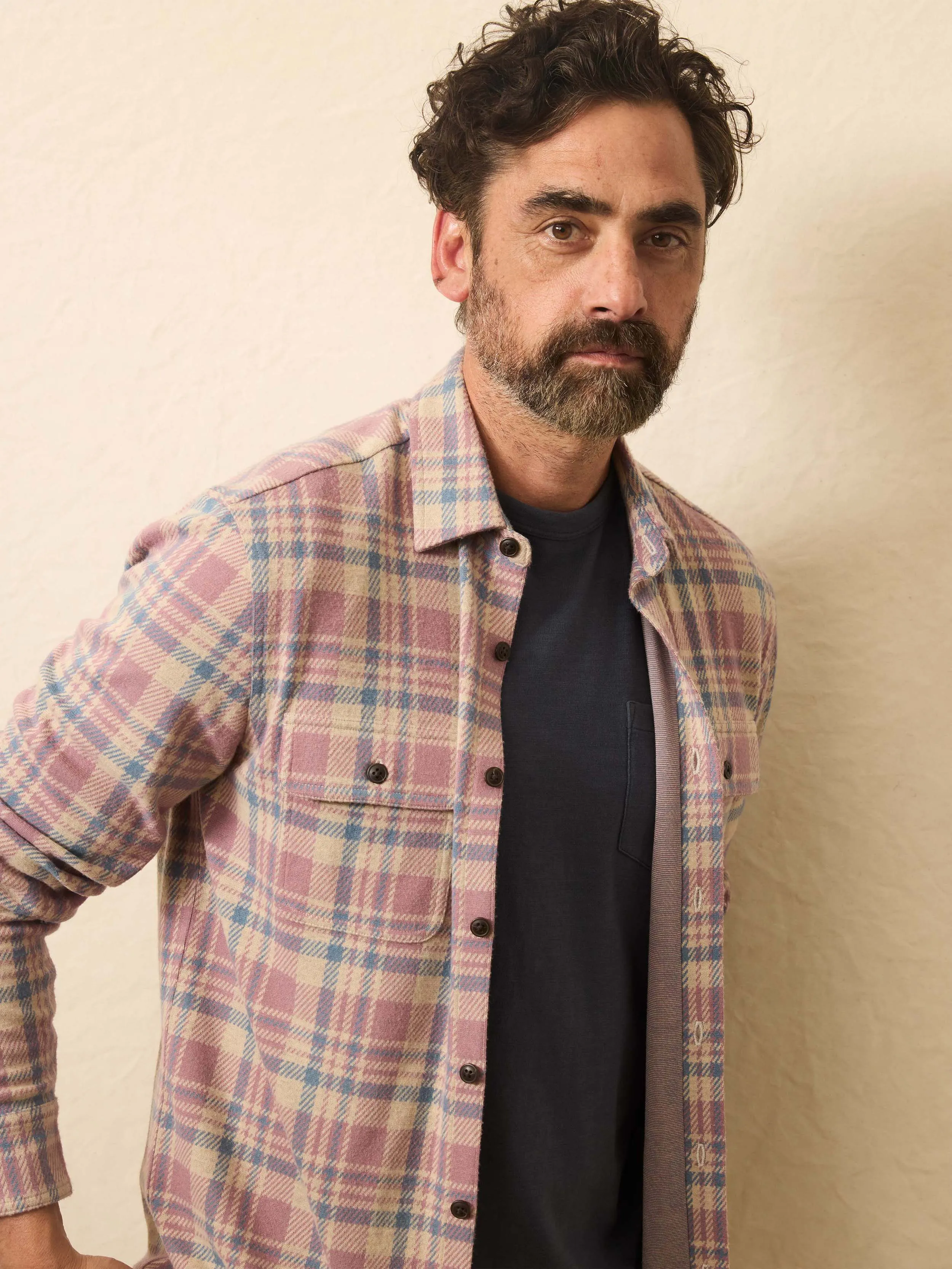 Legend™ Sweater Shirt - Cedar Shore Plaid sold by Faherty product image thumbnail 5