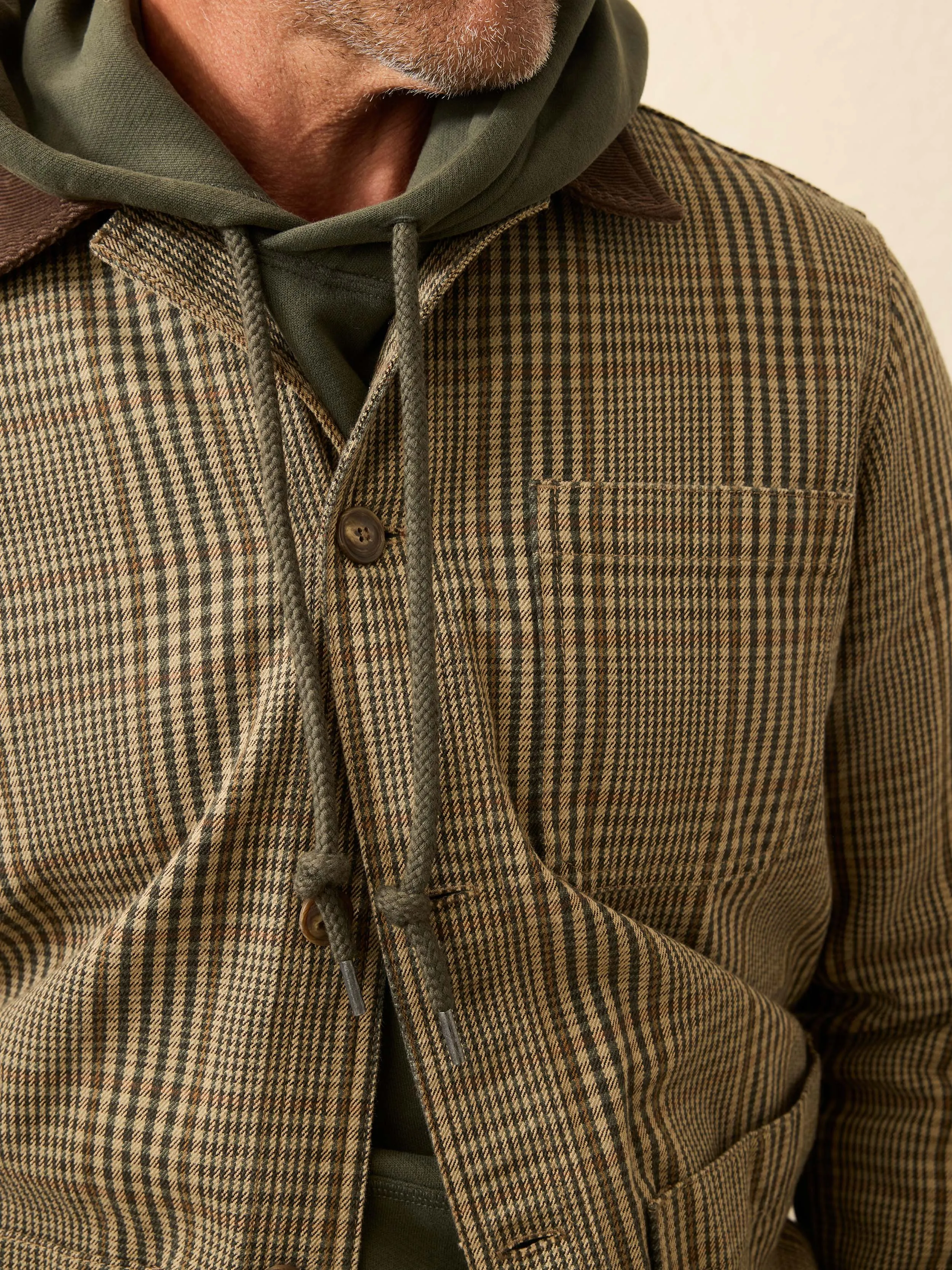 High Ridge Twill Studio Jacket - Unisex - Wildwood Plaid sold by Faherty product image thumbnail 2