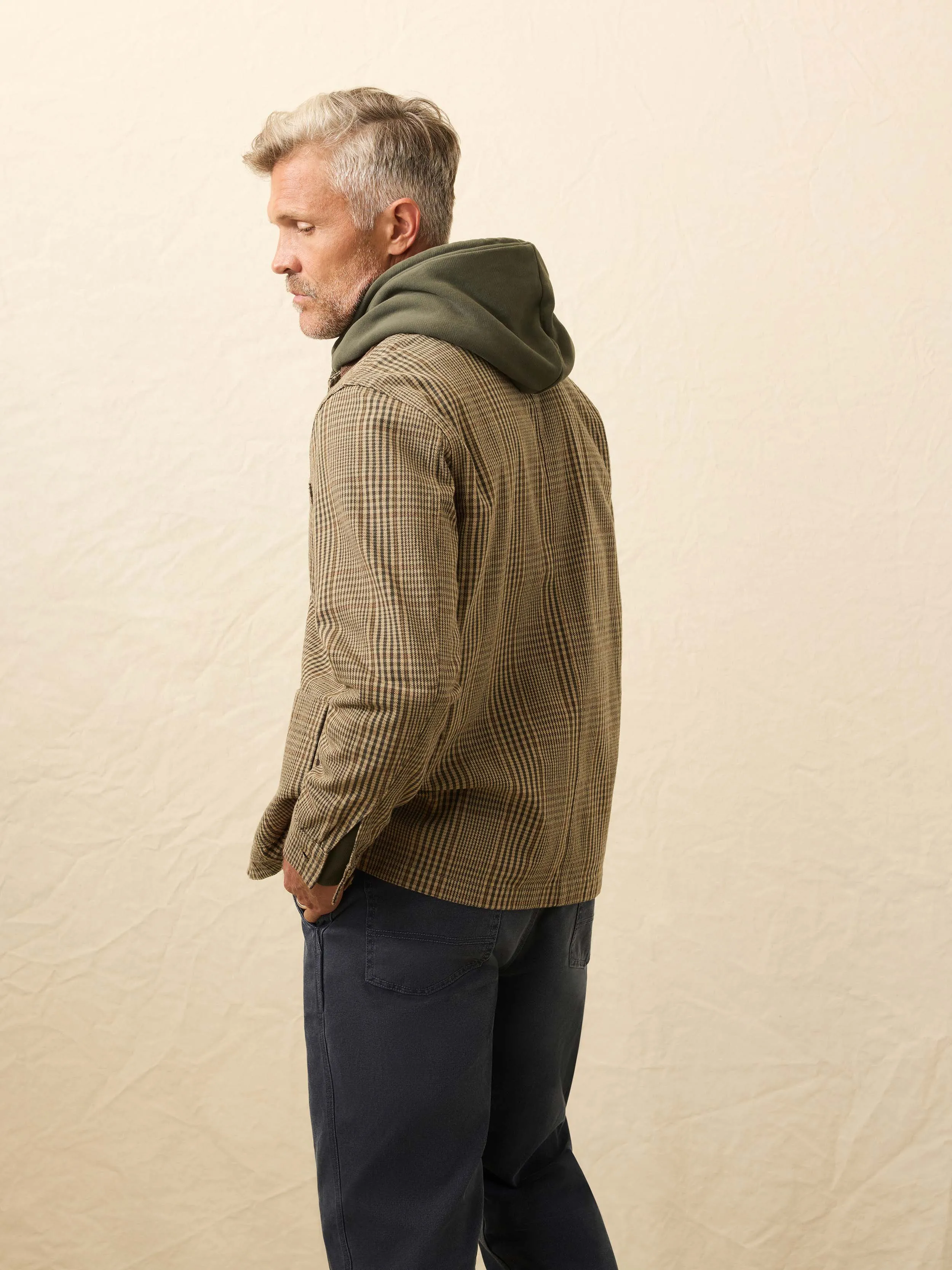 High Ridge Twill Studio Jacket - Unisex - Wildwood Plaid sold by Faherty product image thumbnail 3