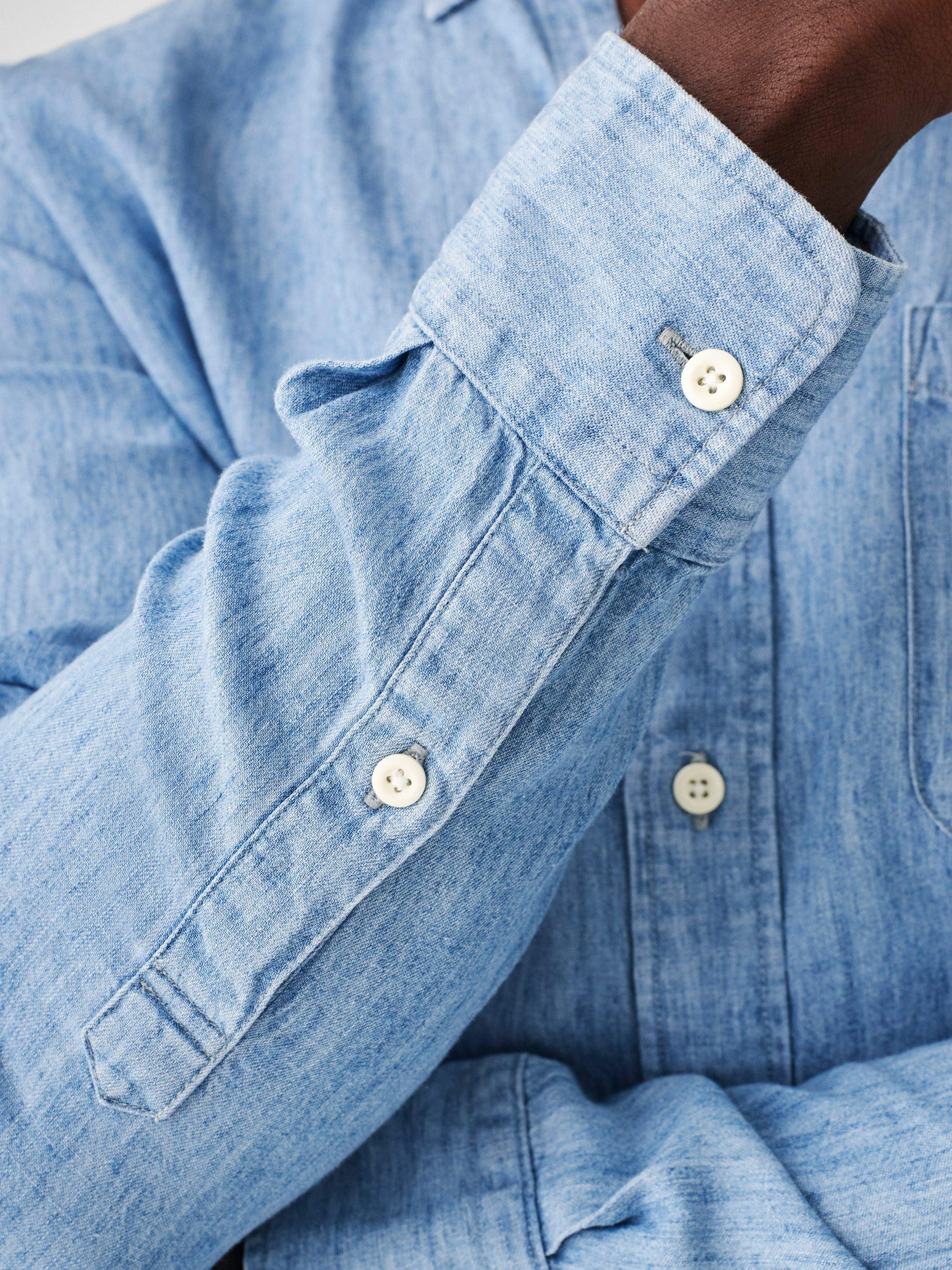 Tried & True Shirt - Vintage Indigo sold by Faherty product image thumbnail 5