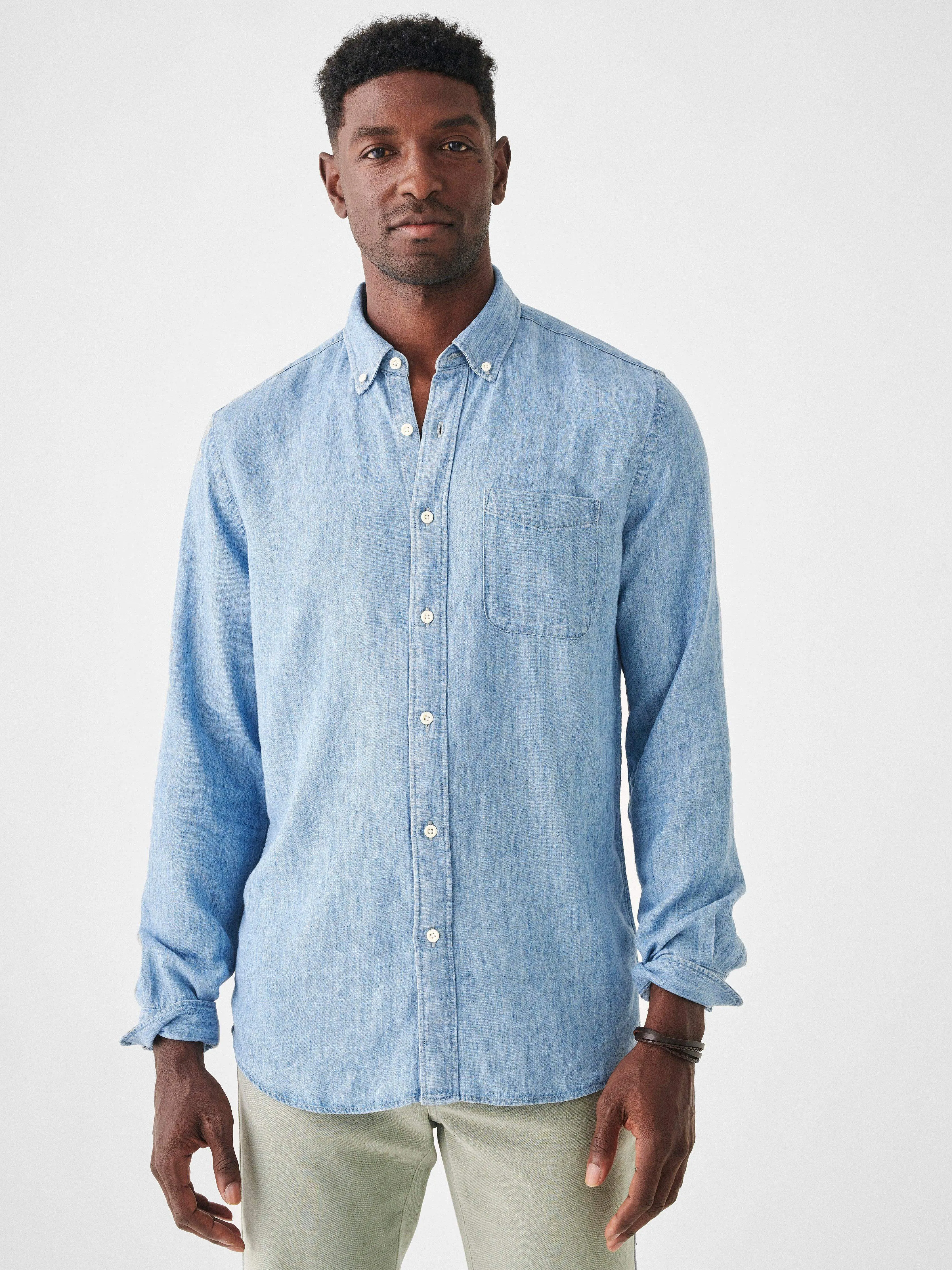 Tried & True Shirt - Vintage Indigo sold by Faherty product image thumbnail 2