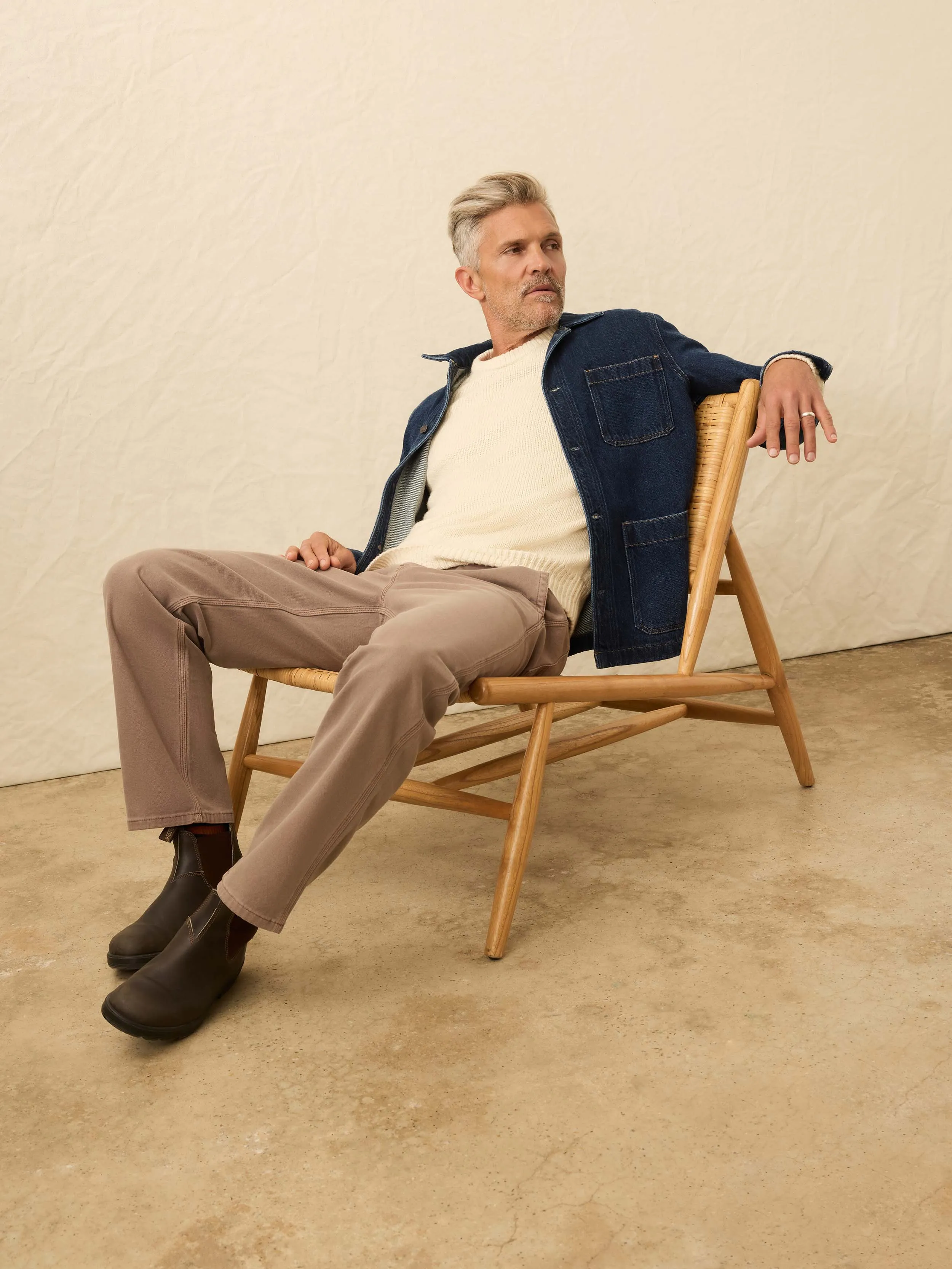 Sunwashed Canvas Utility Pant - Dark Rye sold by Faherty product image thumbnail 2