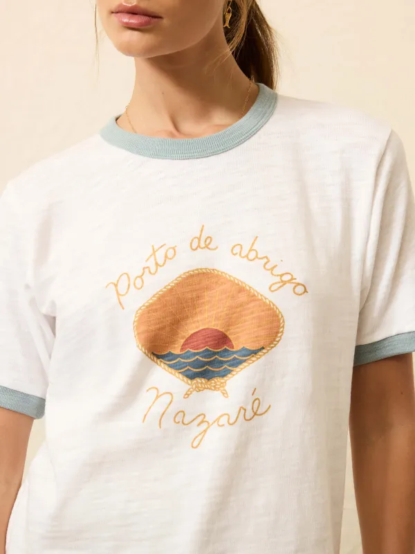 Sunwashed Slub Camp Tee - Nazare sold by Faherty