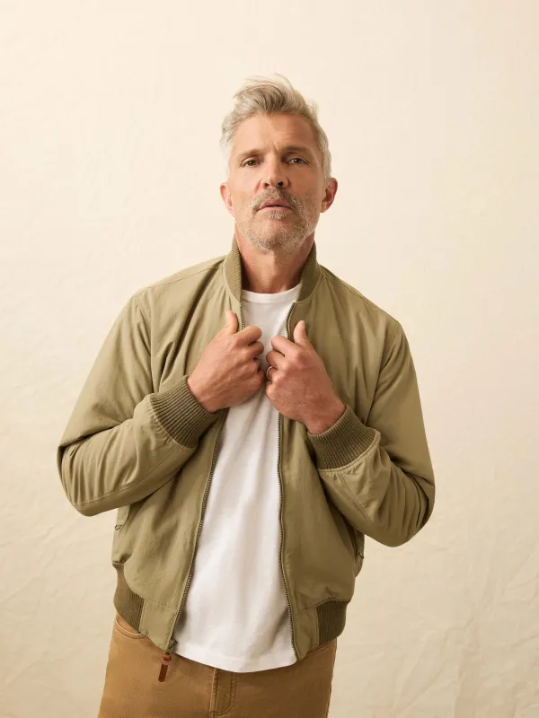 Military Bomber - Olive Valley sold by Faherty