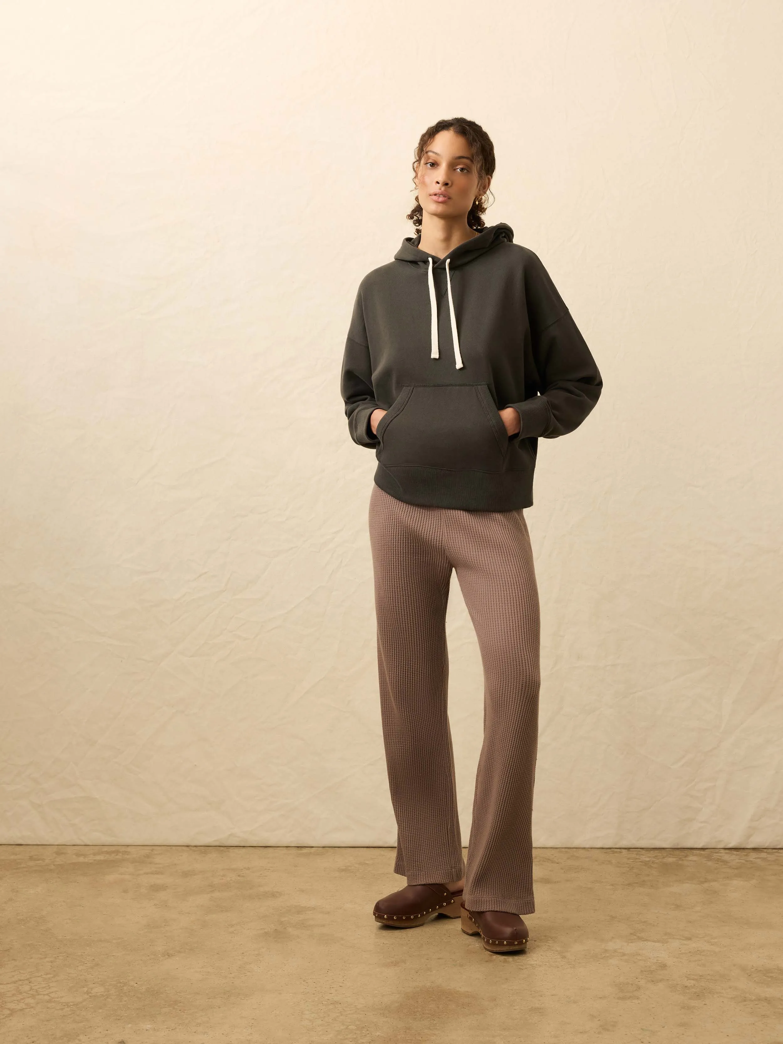 High Standard Fleece Hoodie - Mountain Black sold by Faherty product image thumbnail 3