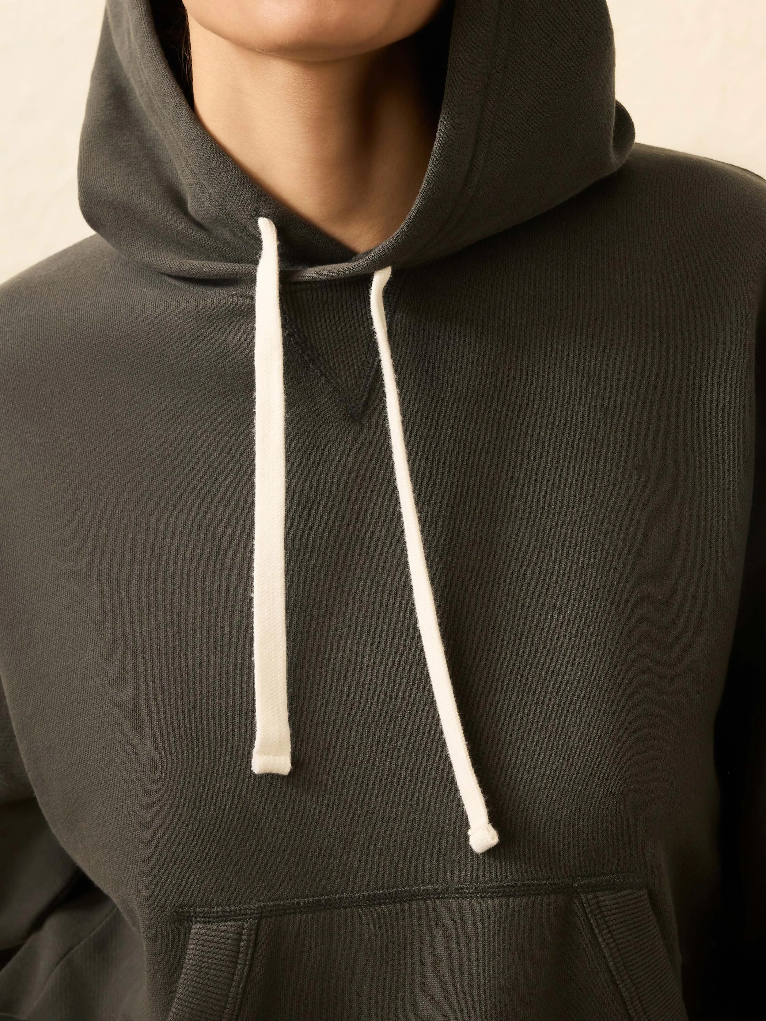 High Standard Fleece Hoodie - Mountain Black sold by Faherty product image thumbnail 5